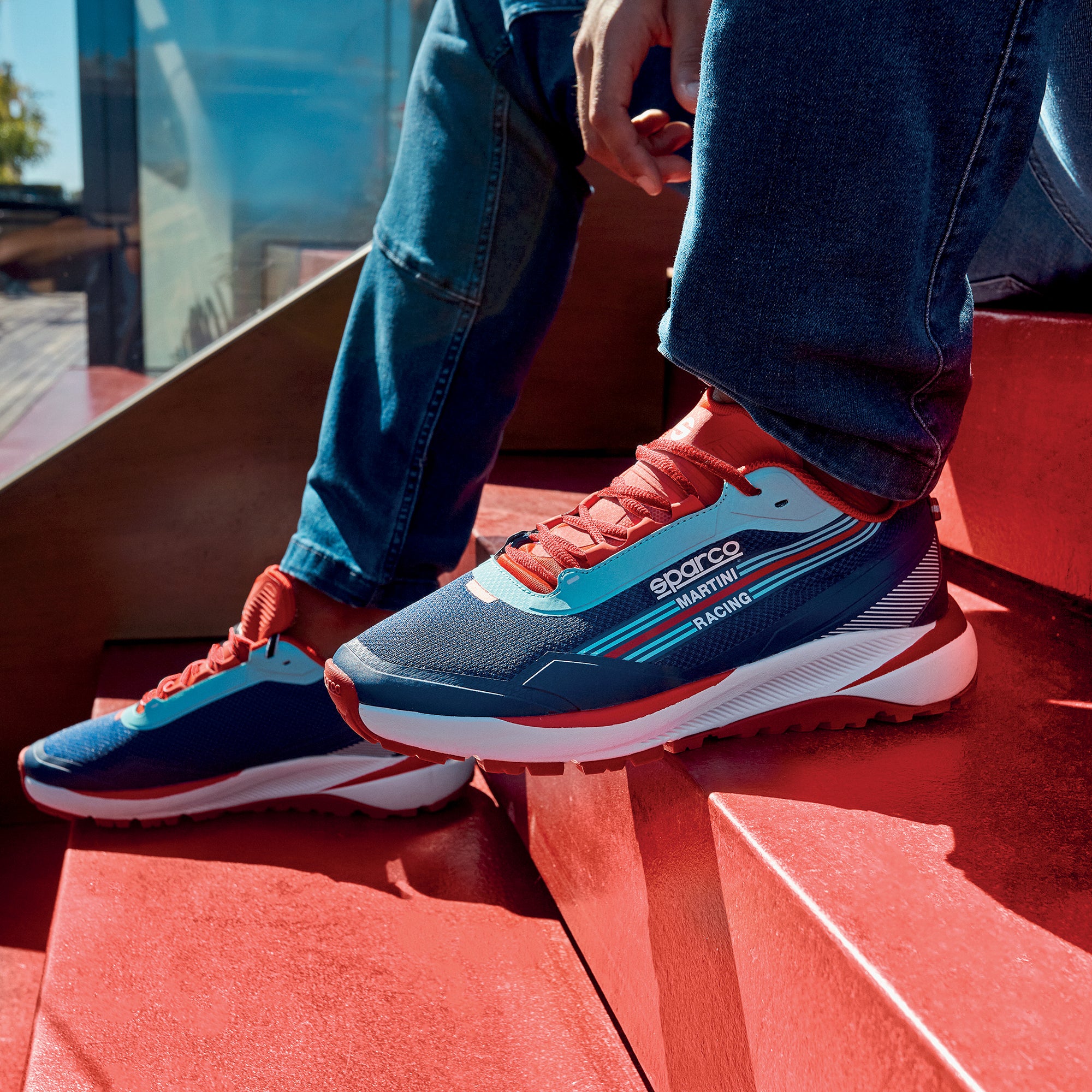 Sparco Scarpe S-Run Martini-R blu-sneakers