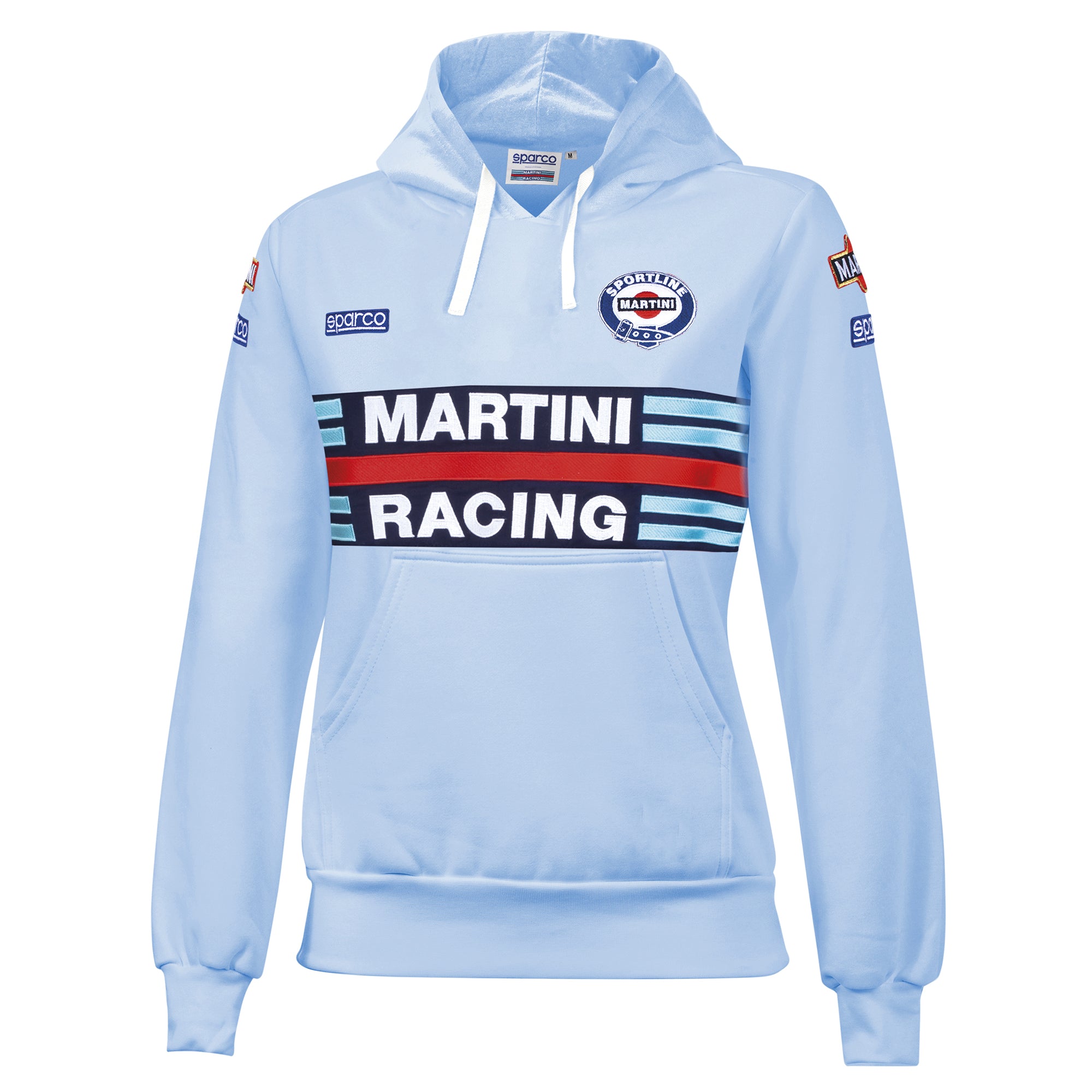 Sparco Hoodie Lady Martini-R celeste