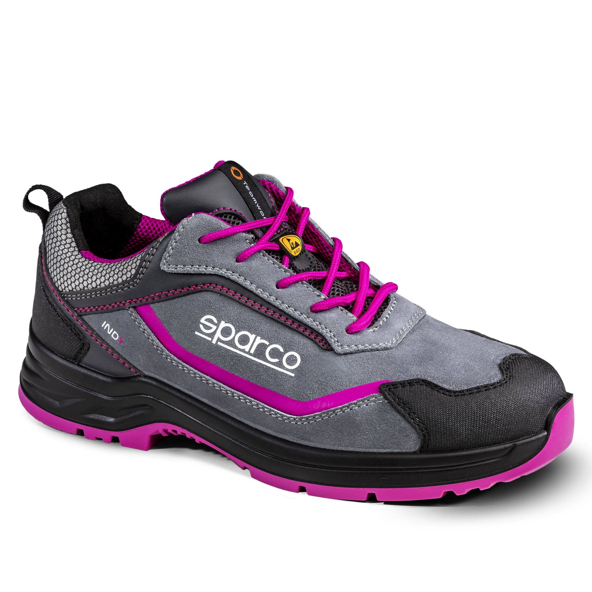 Sparco Scarpa Indy S3 ESD Danica grigio/fuxia-scarpe antinfortunistiche