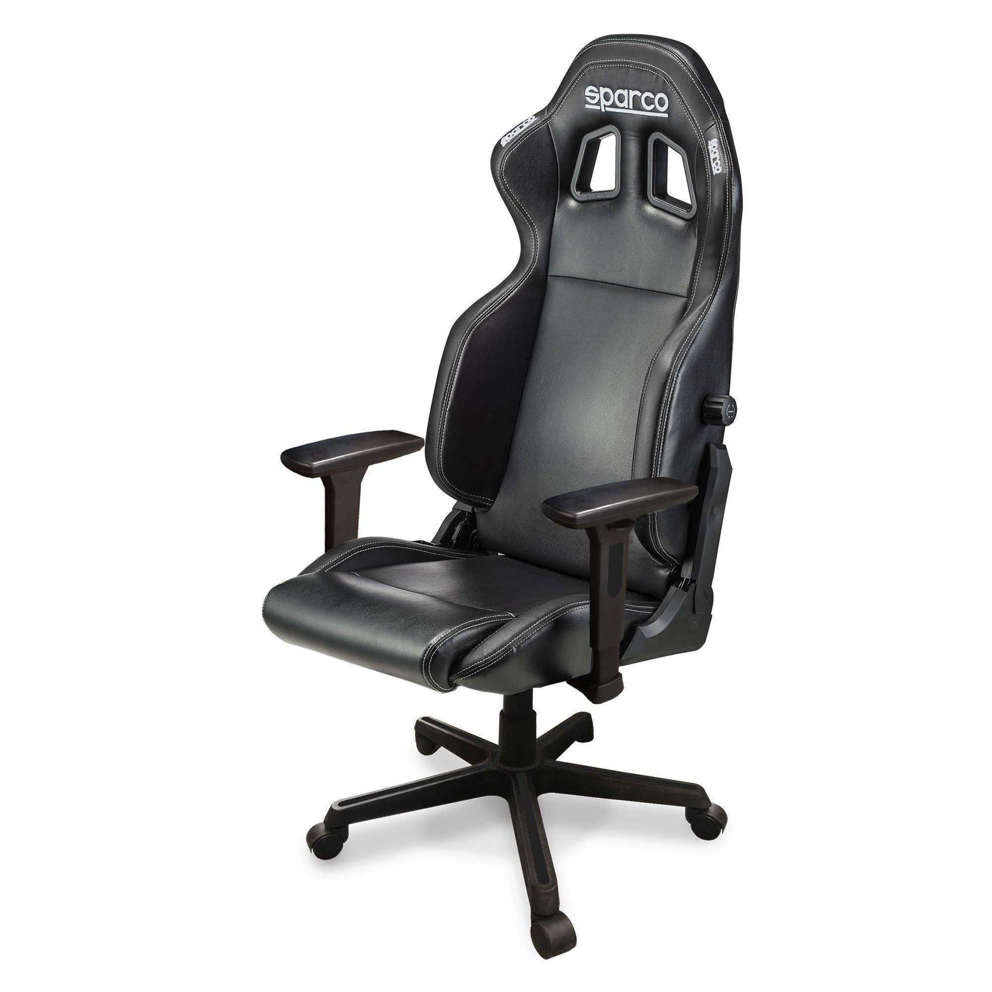 Sparco Sedia ufficio Icon nero/nero-seduta racing per ufficio