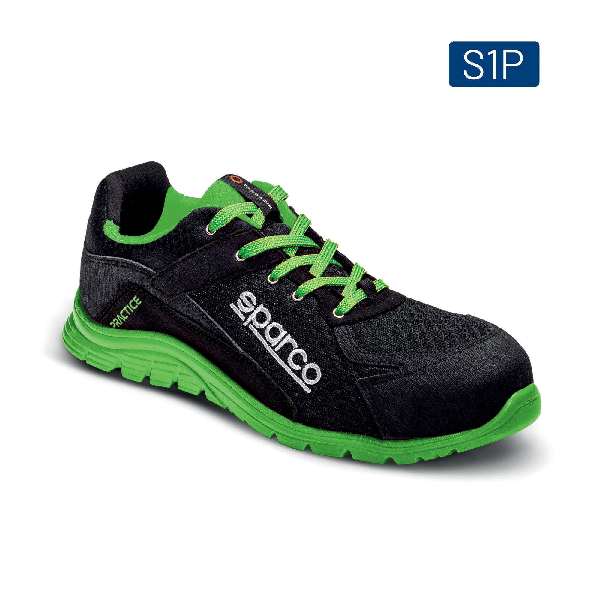 Sparco Scarpe antinfortunistiche Practice KEKE S1P nero/verde