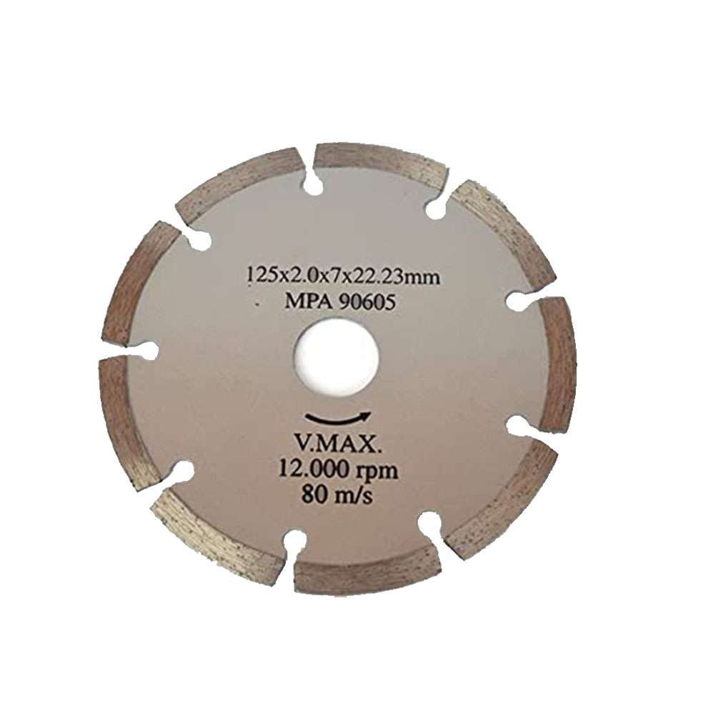 Disco diamantato a settori 125mm per usi generici - Casals - MPA90605