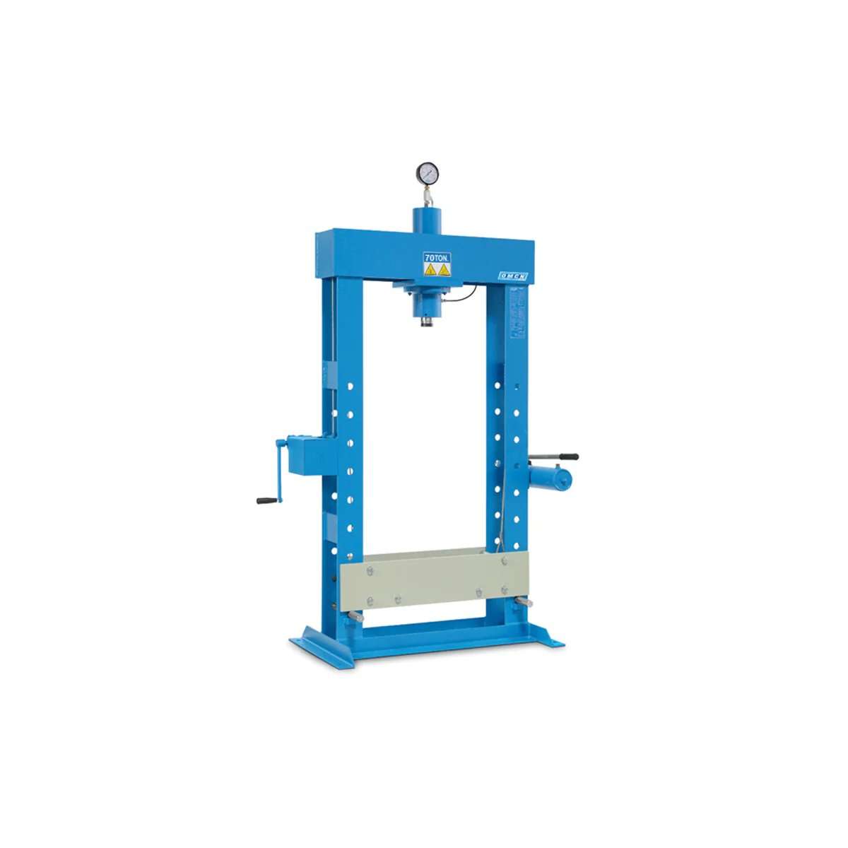 Pressa idraulica con pompa a mano a due velocità capacità 70 ton - OMCN 159