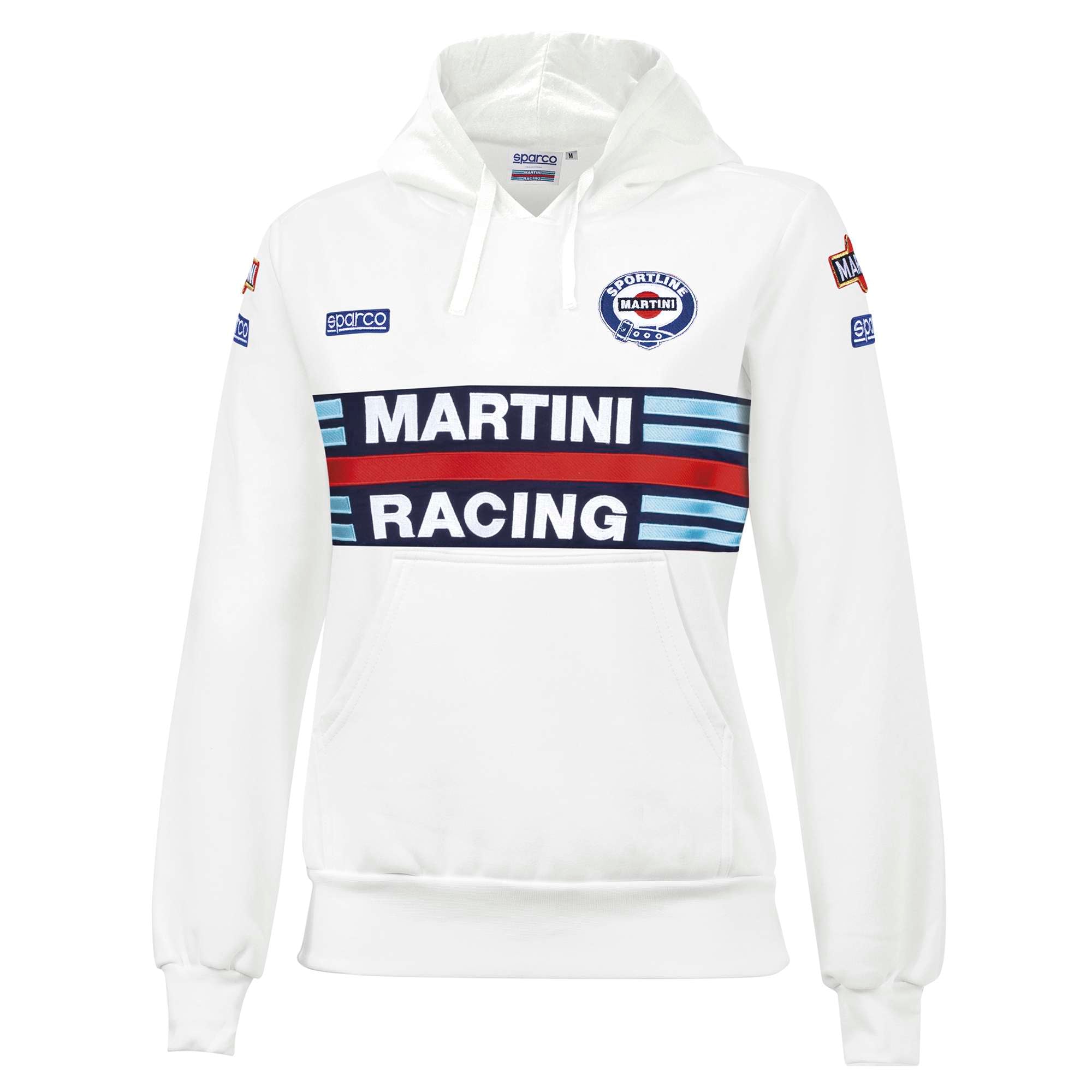 Sparco Hoodie Lady Martini-R Bianco bianco