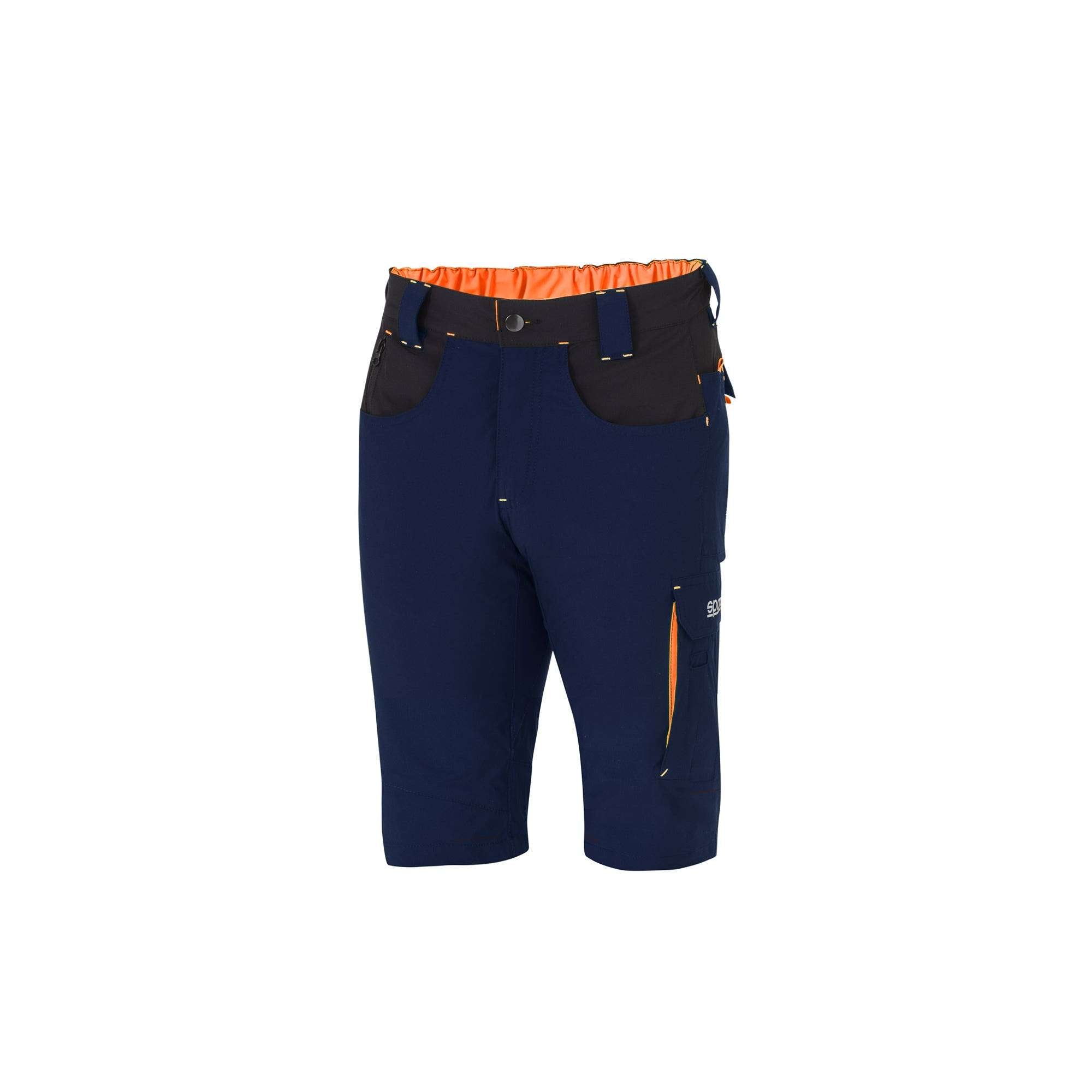 Sparco Light Shorts Tech Laredo blu navy/arancio fluo