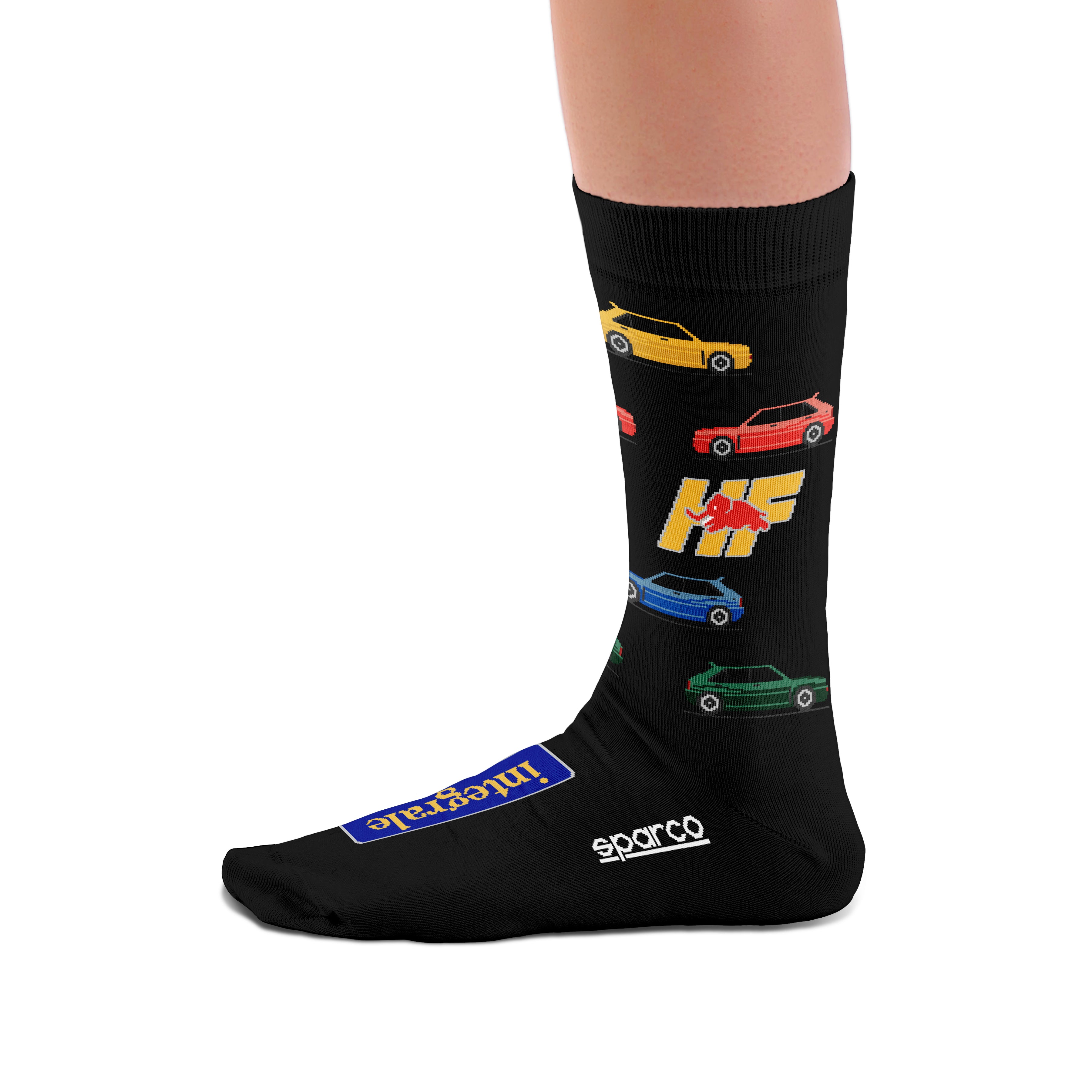 Sparco Calze Lancia Delta Collection nero 41/46 black taglia A58