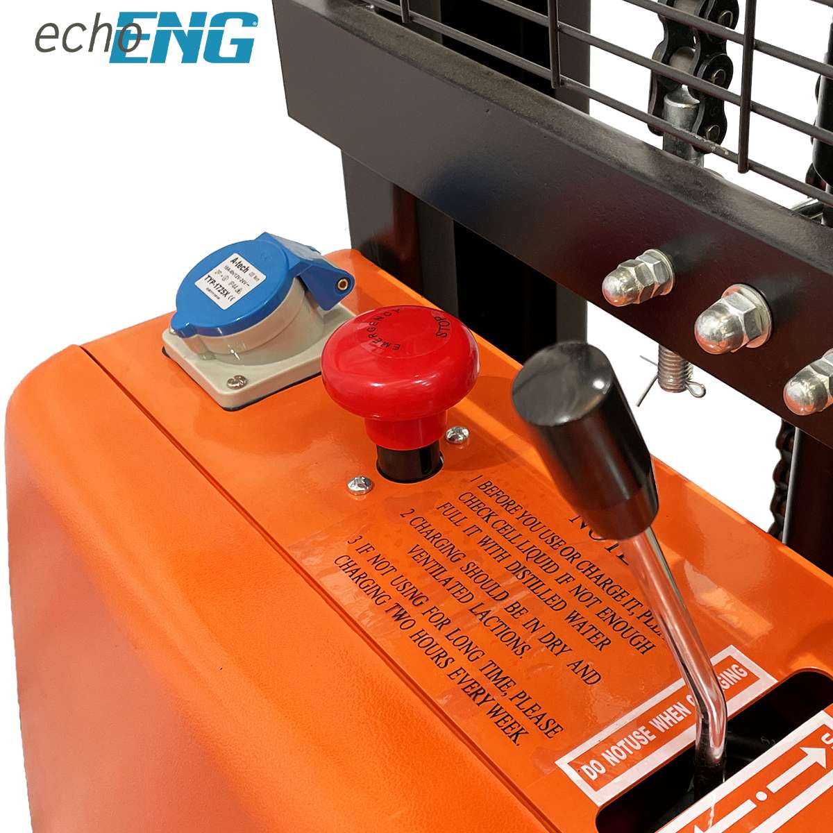 Carrello sollevatore semi elettrico a trazione manuale H.3m ENG PRO MA SL ES30E