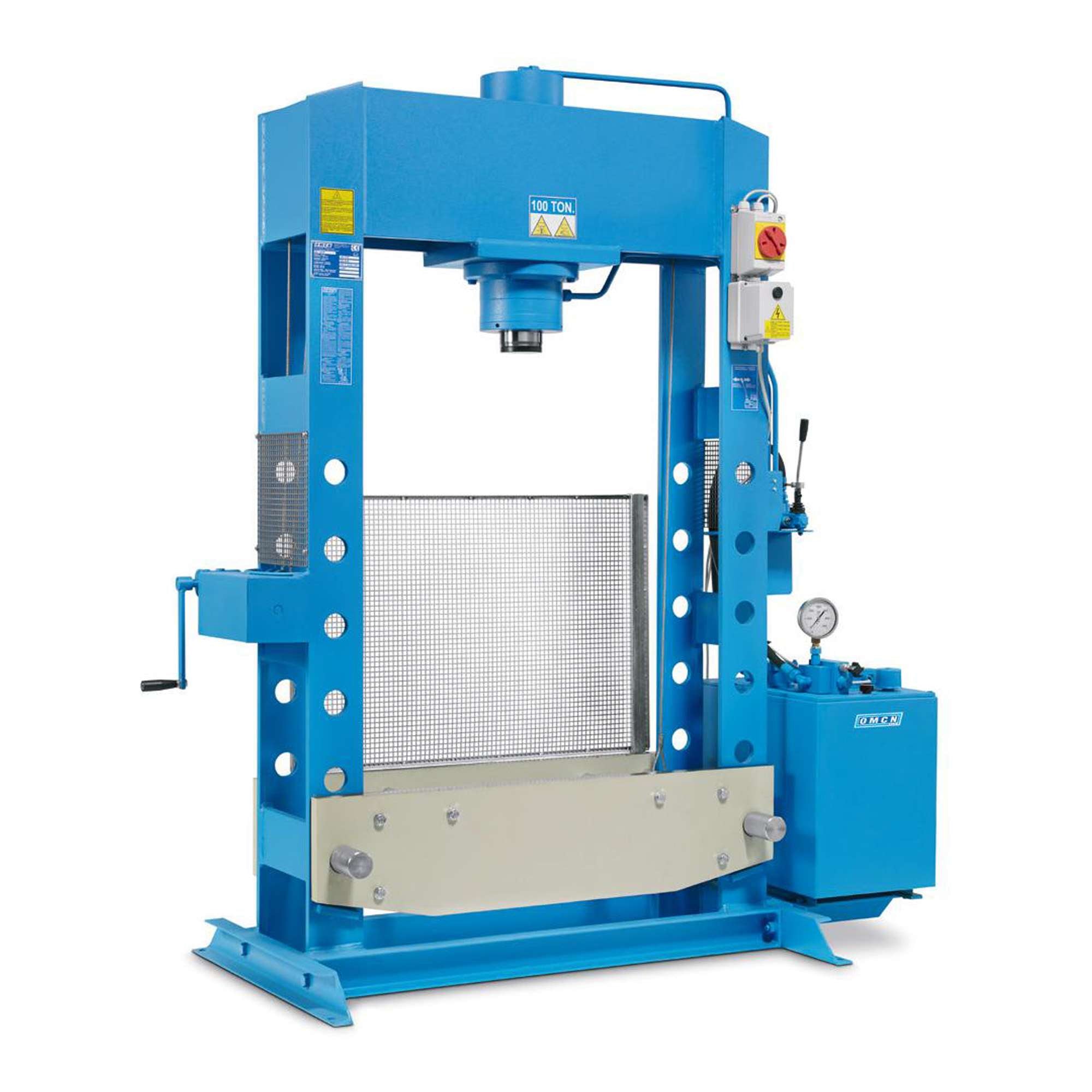Pressa elettroidraulica a due velocità capacità 100 ton luce 1520 mm OMCN 164/RS