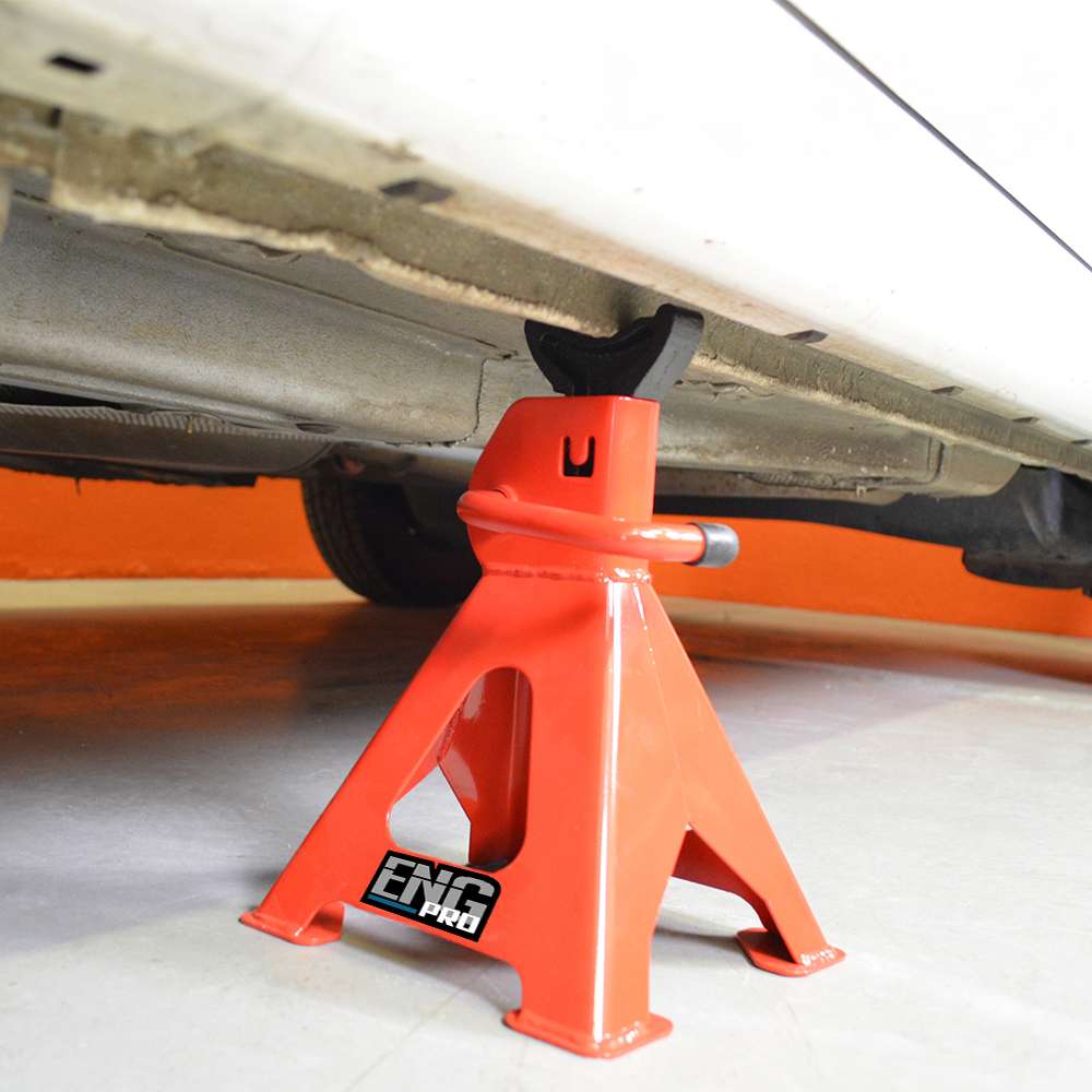 Coppia di cavalletti professionali, stand supporto auto 3t - ENG PRO MA CV C030