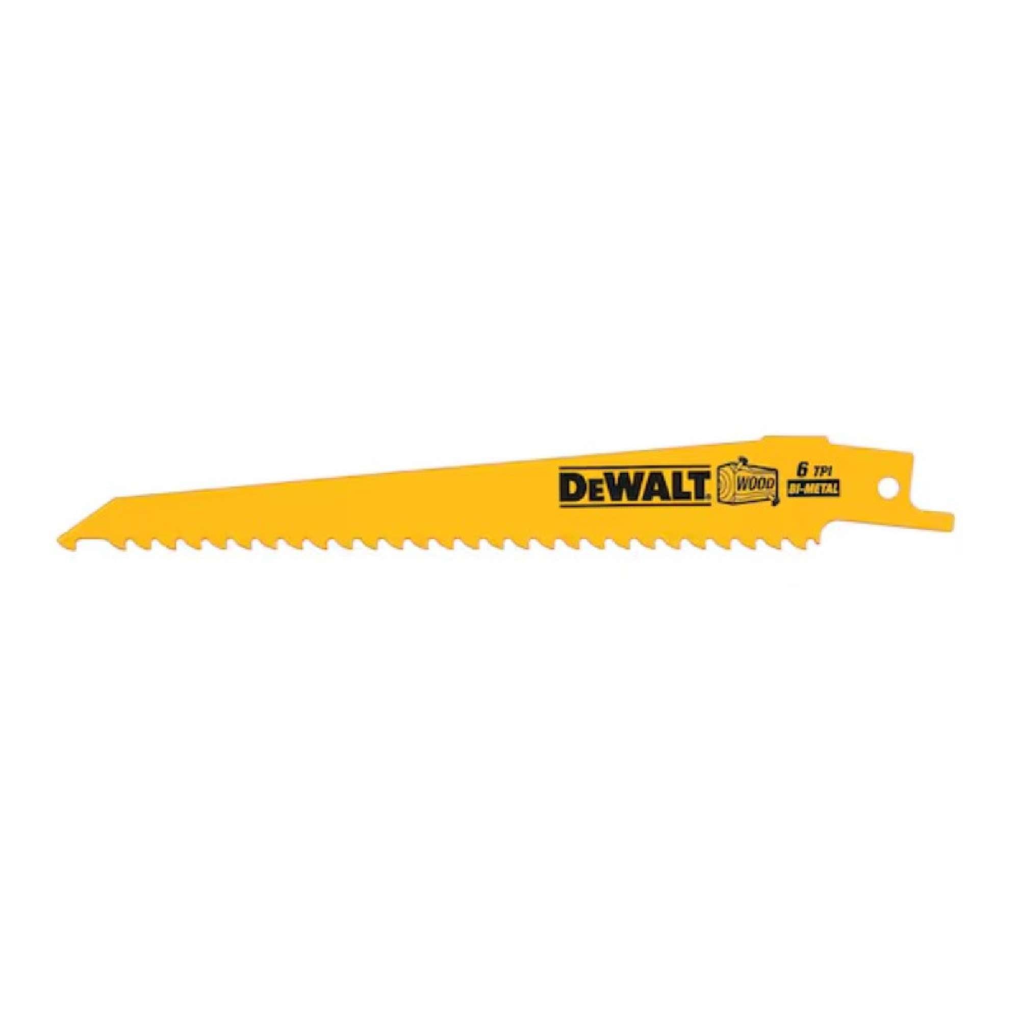 Lame Bi-Metal per legno e plastica 152mm - 5 pezzi - Dewalt DT2359-QZ