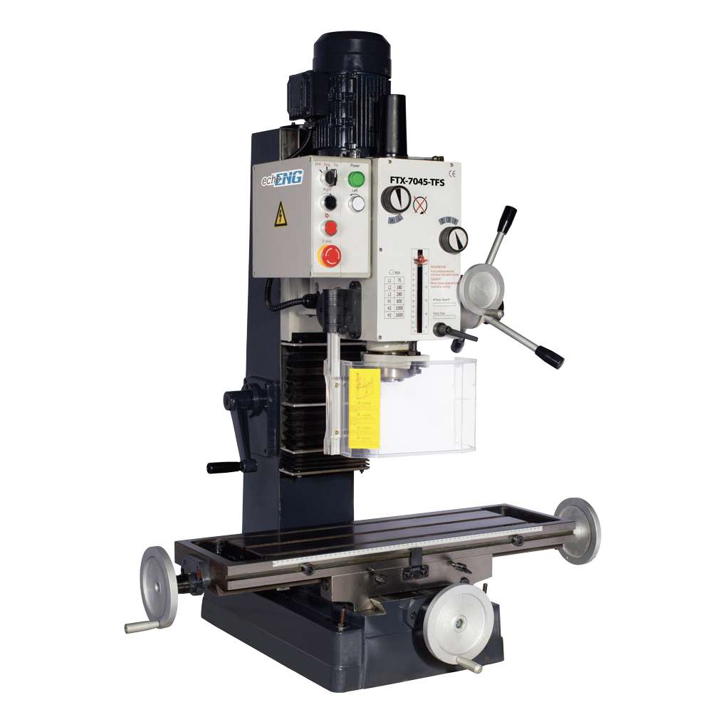 Trapano fresa industriale FTX-7045-TFS T foratura 45mm 400V