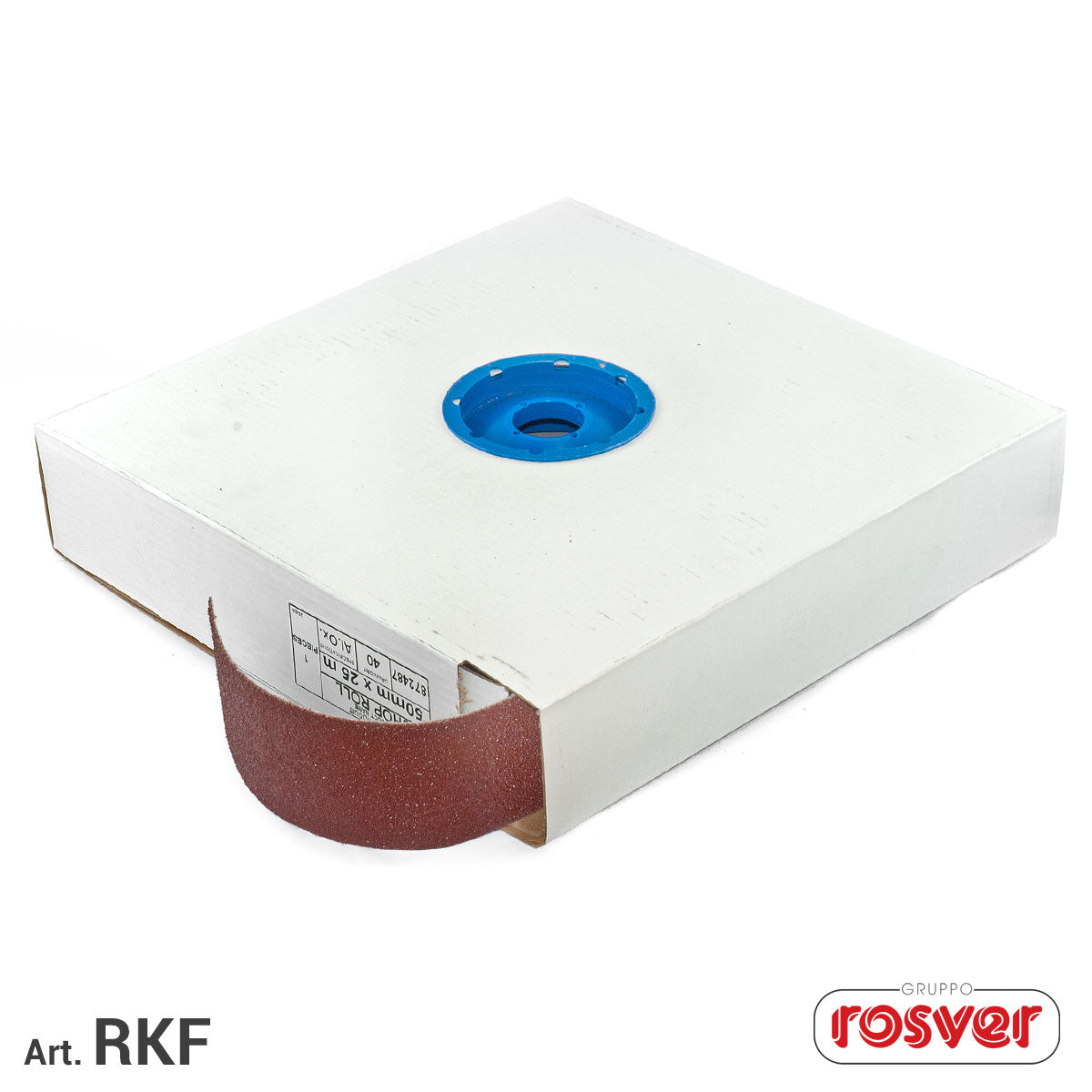 Rotolo in scatola di tela resinata Fen Flex Spec. RKF-F H.50x25m Rosver 1pz