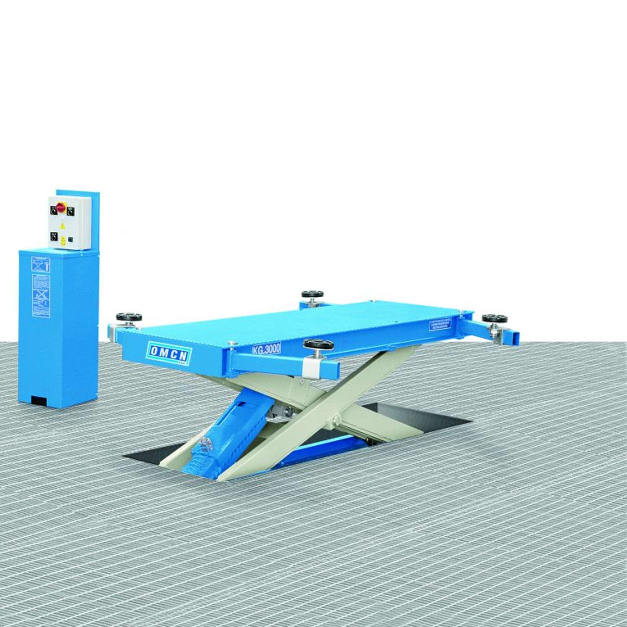 Sollevatore elettroidraulico a forbice portata 3000 kg a scomparsa - OMCN 540/A