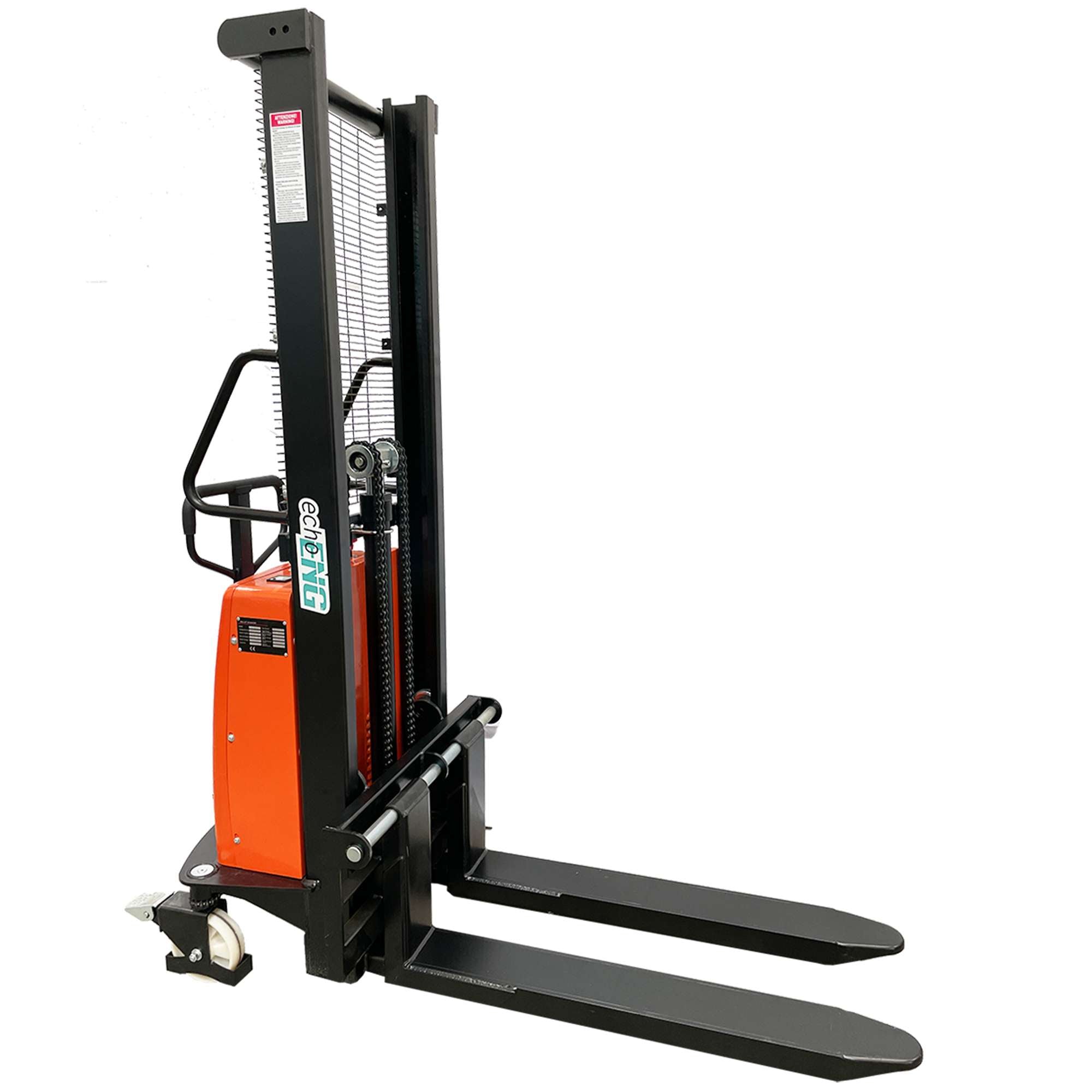 Transpallet semi elettrico, elevatore per europallet 1000kg ENG PRO MA SL ES16E