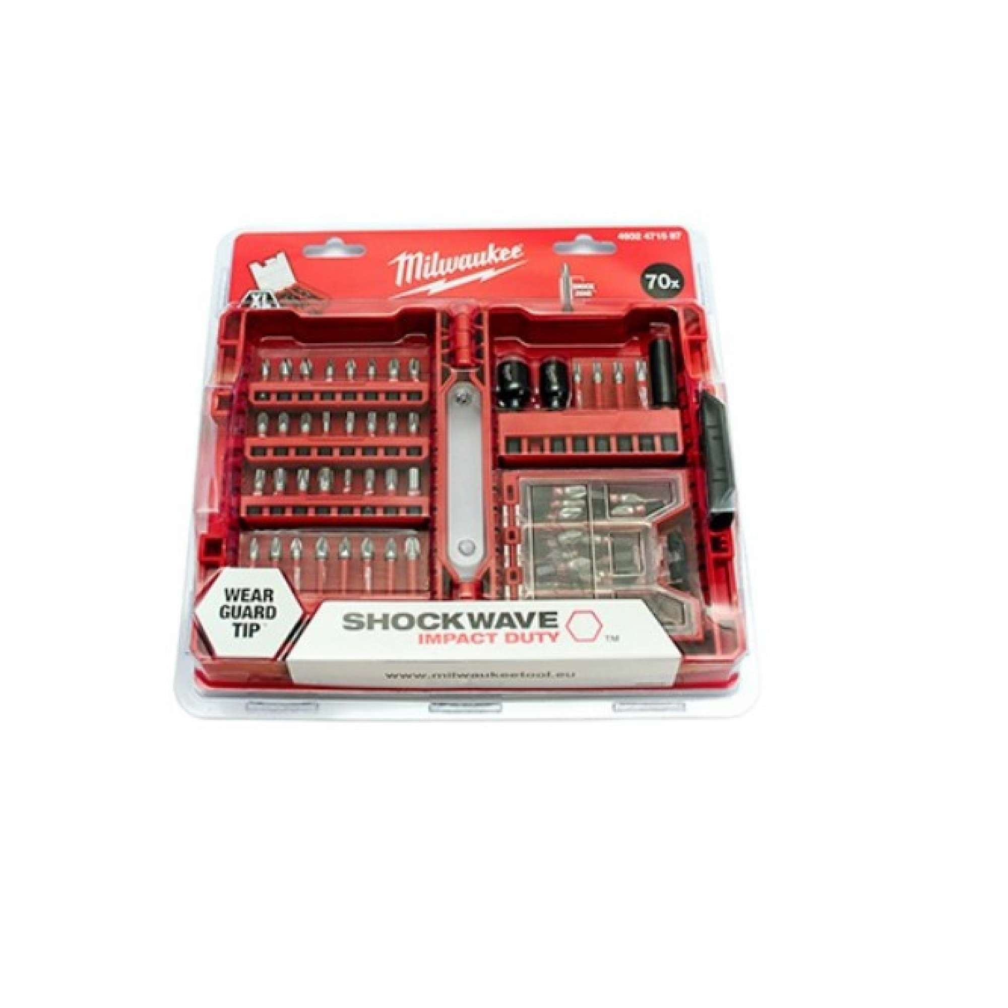 Set Bit Avvitatura 70 Pz - Milwaukee 4932471587