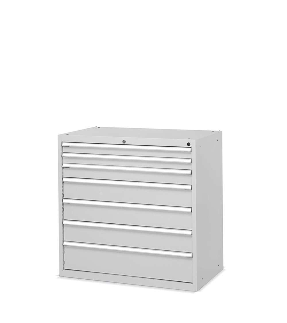 CABINET WITH 7 DRAWERS FOR INDUSTRIAL WORKSHOP 1023 X 600 X 1000 H - TOTAL EXTRACTION - FAMI FDL10905408 - GREY