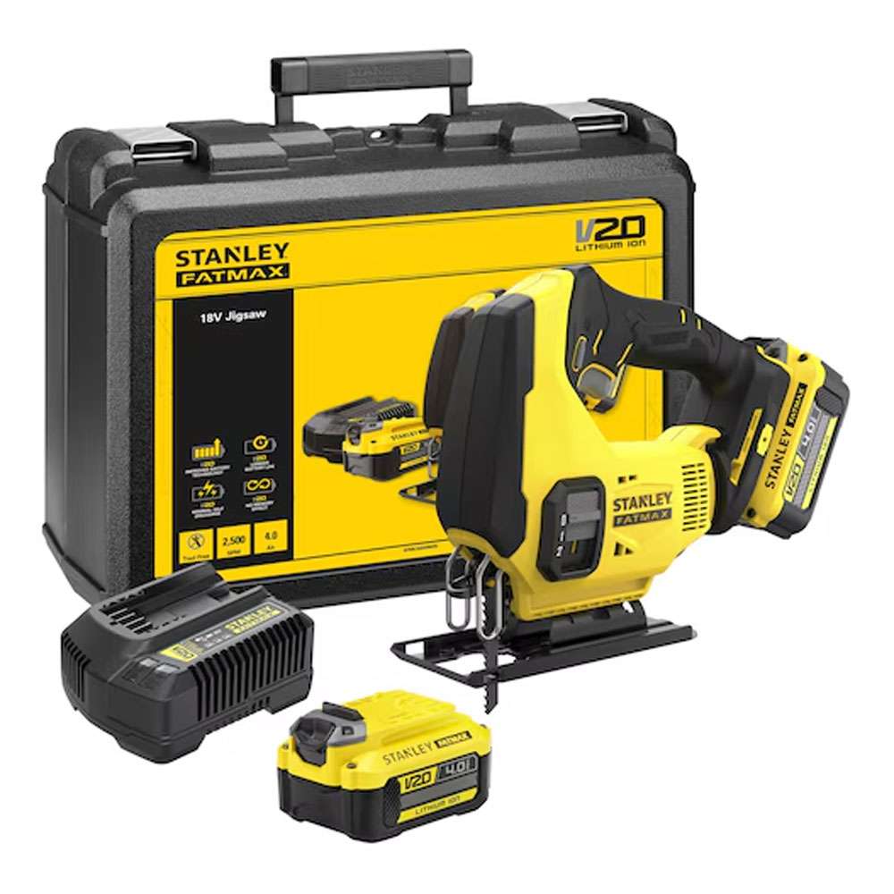 Seghetto alternativo 18V V20 Stanley Fatmax - 2 x 4Ah SFMCS600M2K-QW