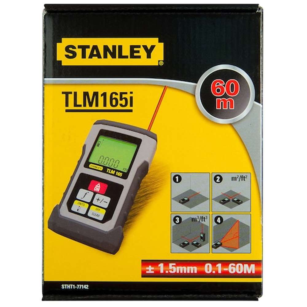 Misuratore laser TLM 165si Bluetooth 60m Stanley 77142