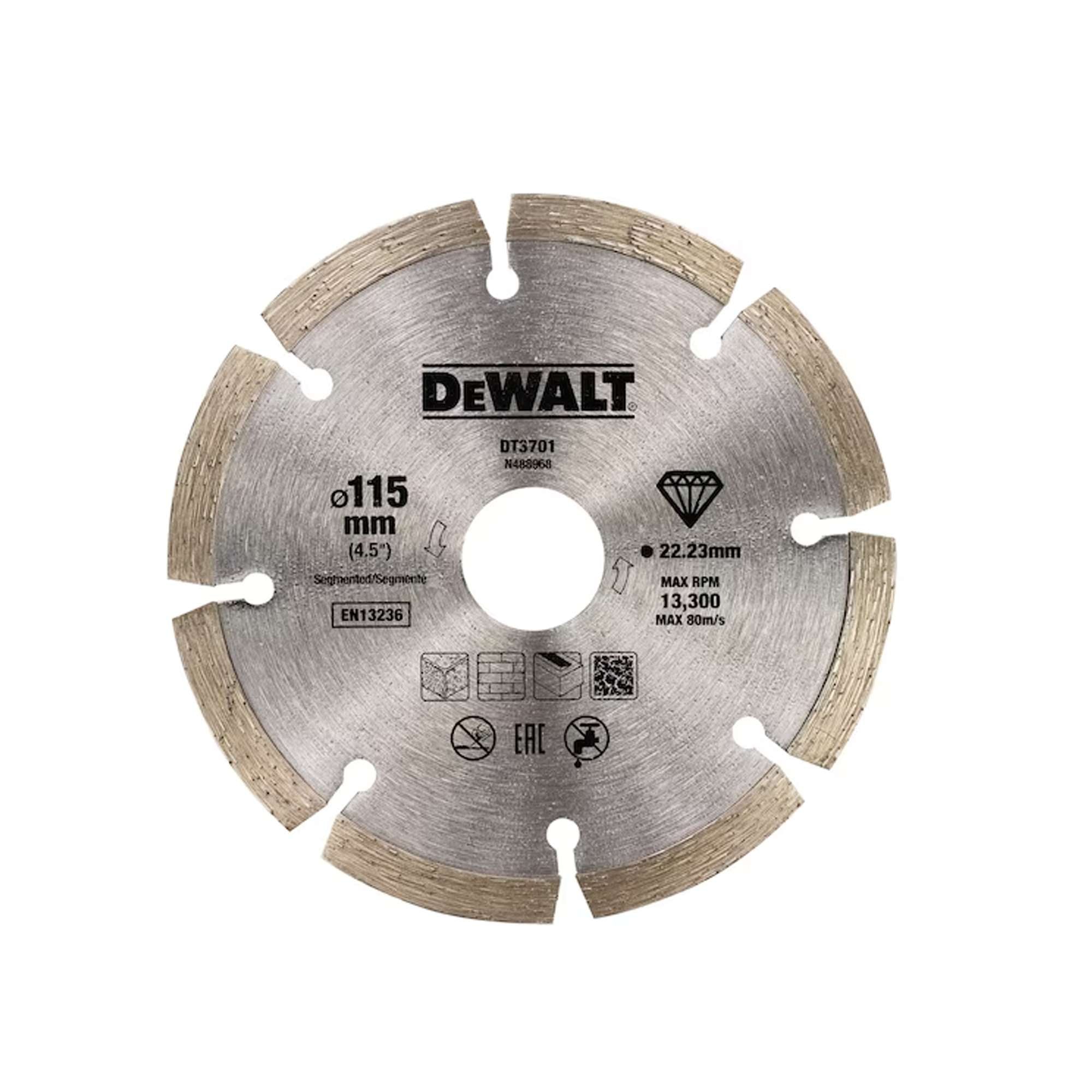 Disco diamantato DEWALT DT3701-QZ 115 X 33.2 X 7 MM