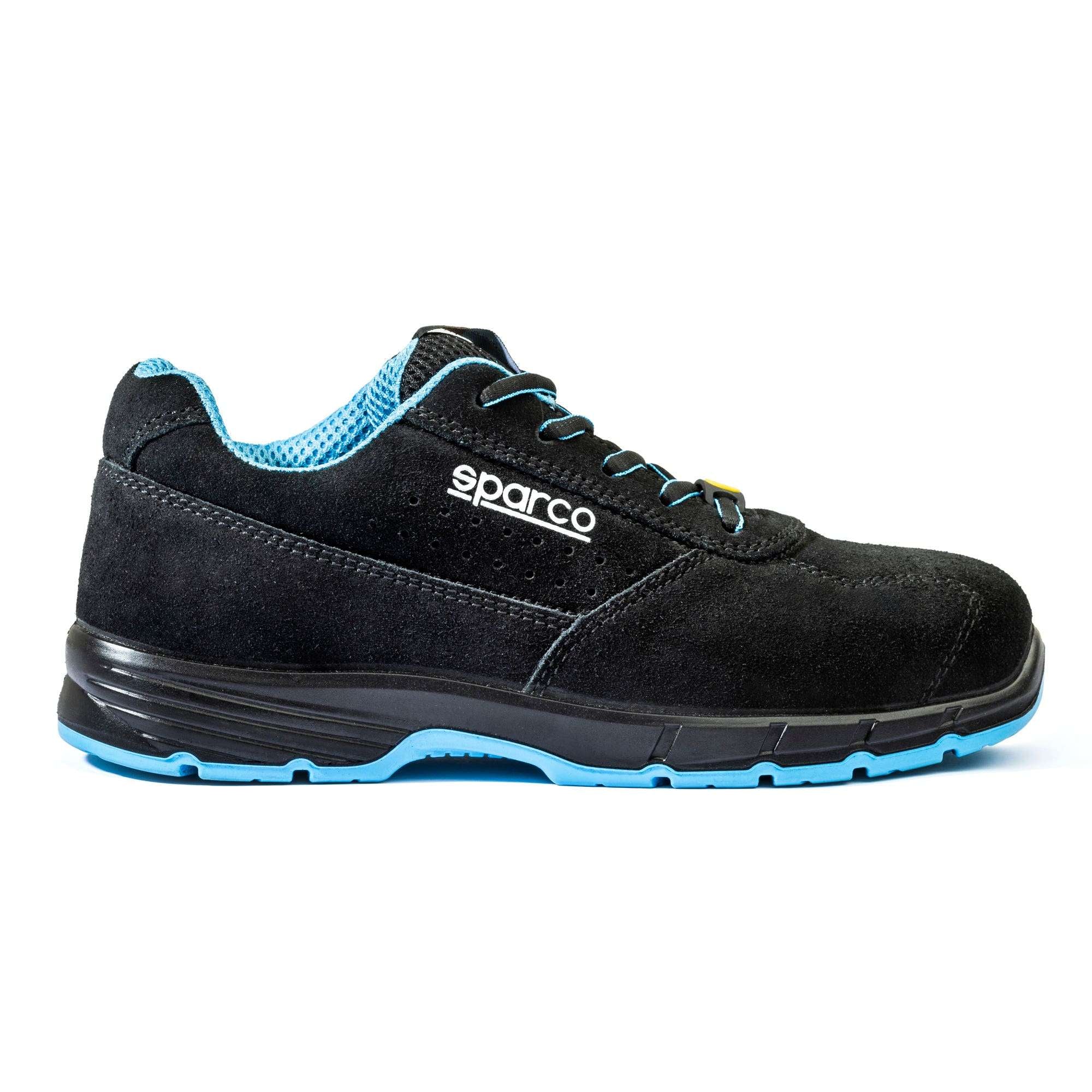 Sparco Scarpa Horizon Moreno S1Ps ESD nero/celeste-scarpe antinfortunistiche