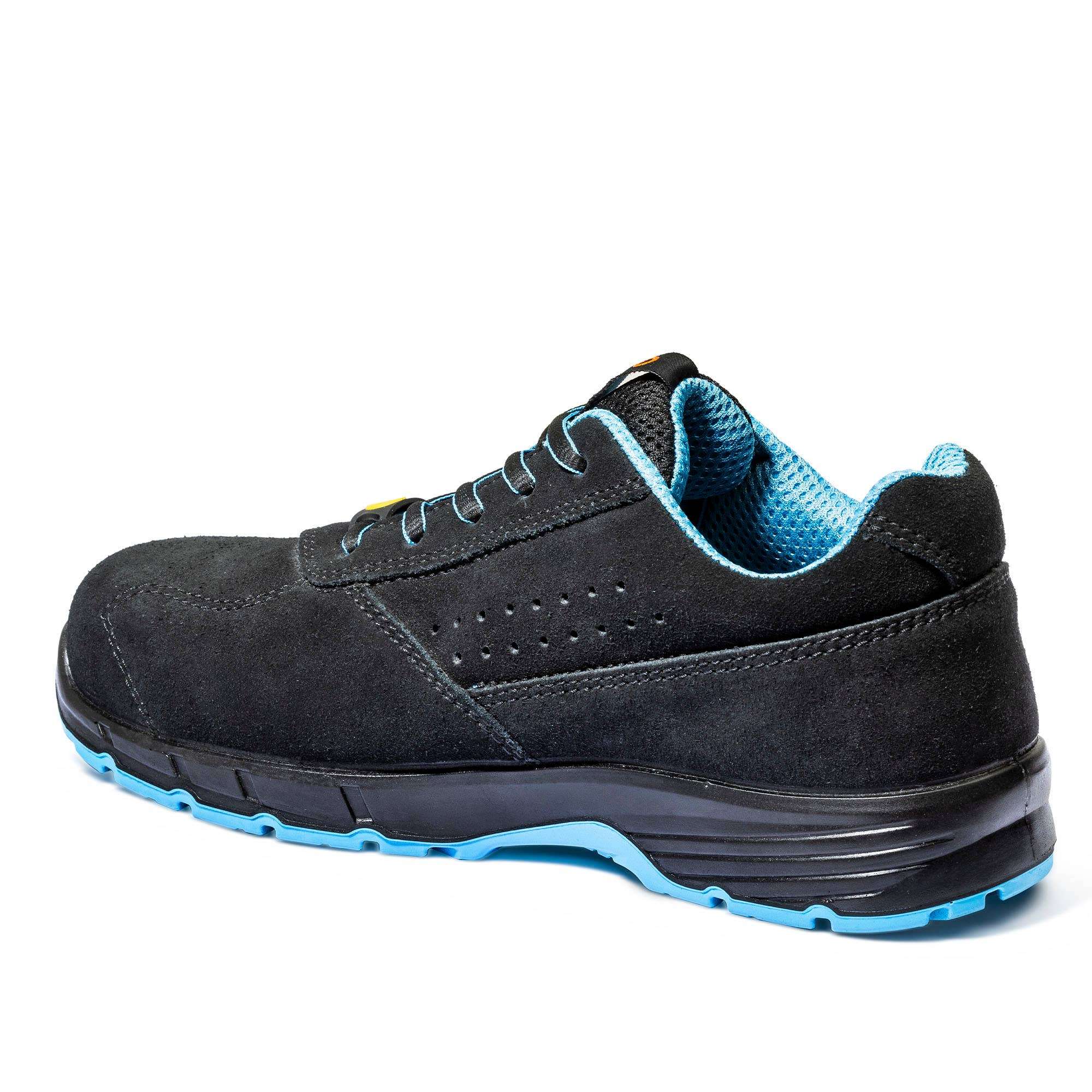 Sparco Scarpa Horizon Moreno S1Ps ESD nero/celeste-scarpe antinfortunistiche