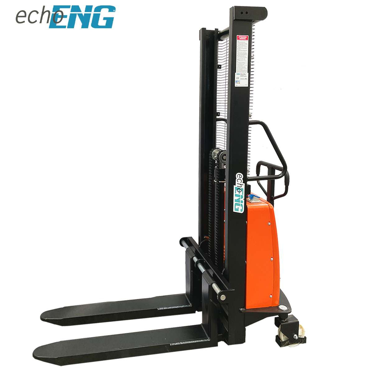 Transpallet semi elettrico, elevatore per europallet 1000kg ENG PRO MA SL ES16E
