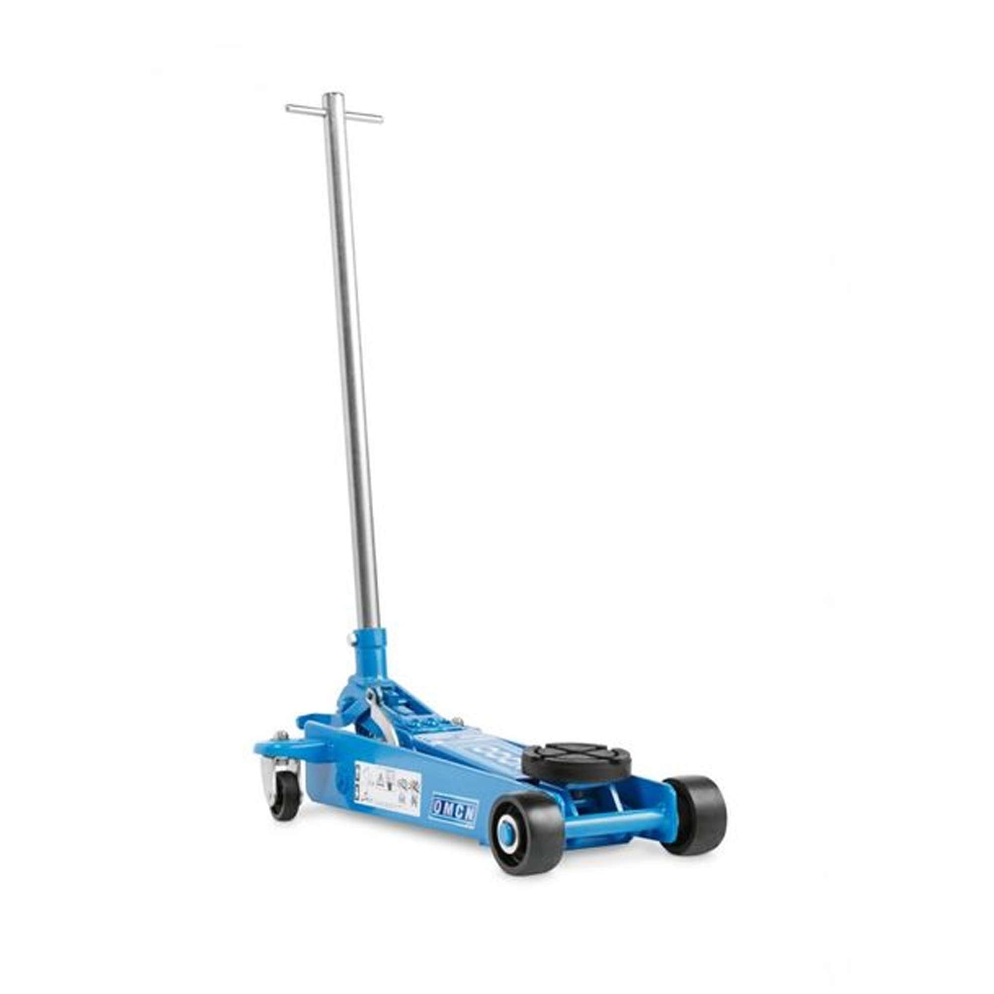 Sollevatore idraulico a carrello 2000kg, 525mm sicurezze meccaniche OMCN 112/XR