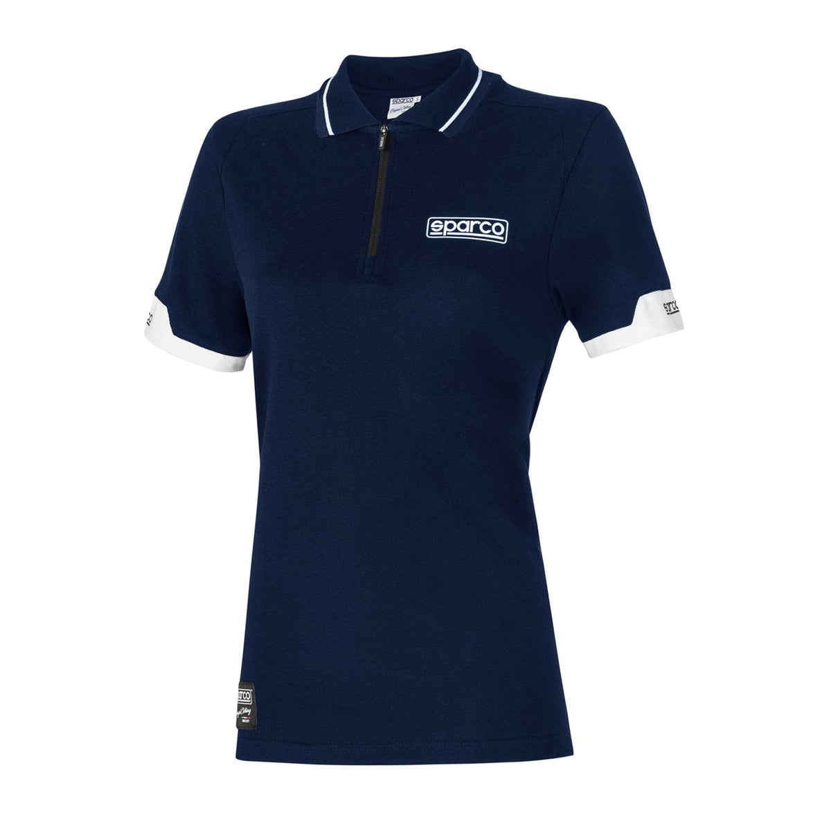 Sparco Polo Zip Lady My2024 blu navy-abbigliamento