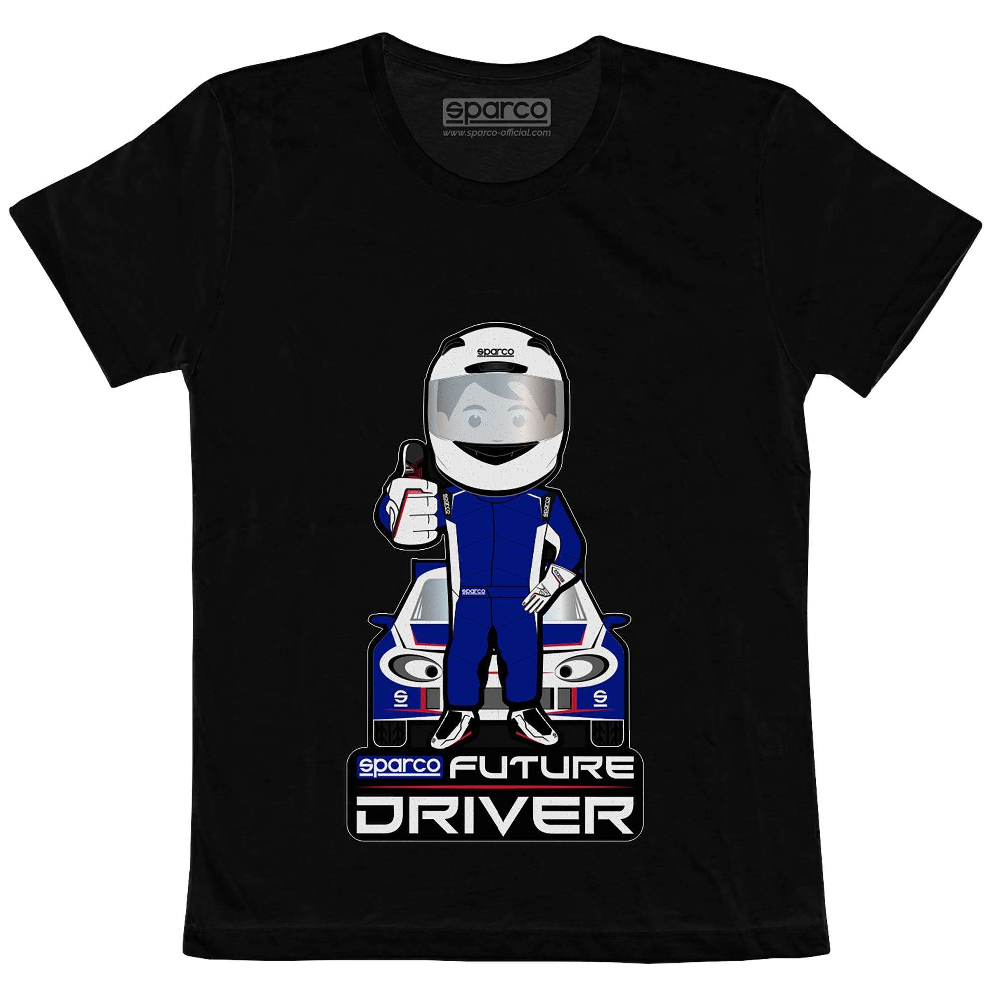 Sparco T-Shirt Future Racer nero-abbigliamento Sparco Teamwork