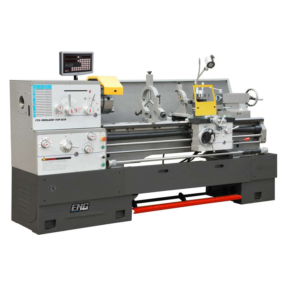 Tornio Industriale FTX-1000X400-TOP DCR 400V/F3 con DRO e TCRE - 7,5 HP