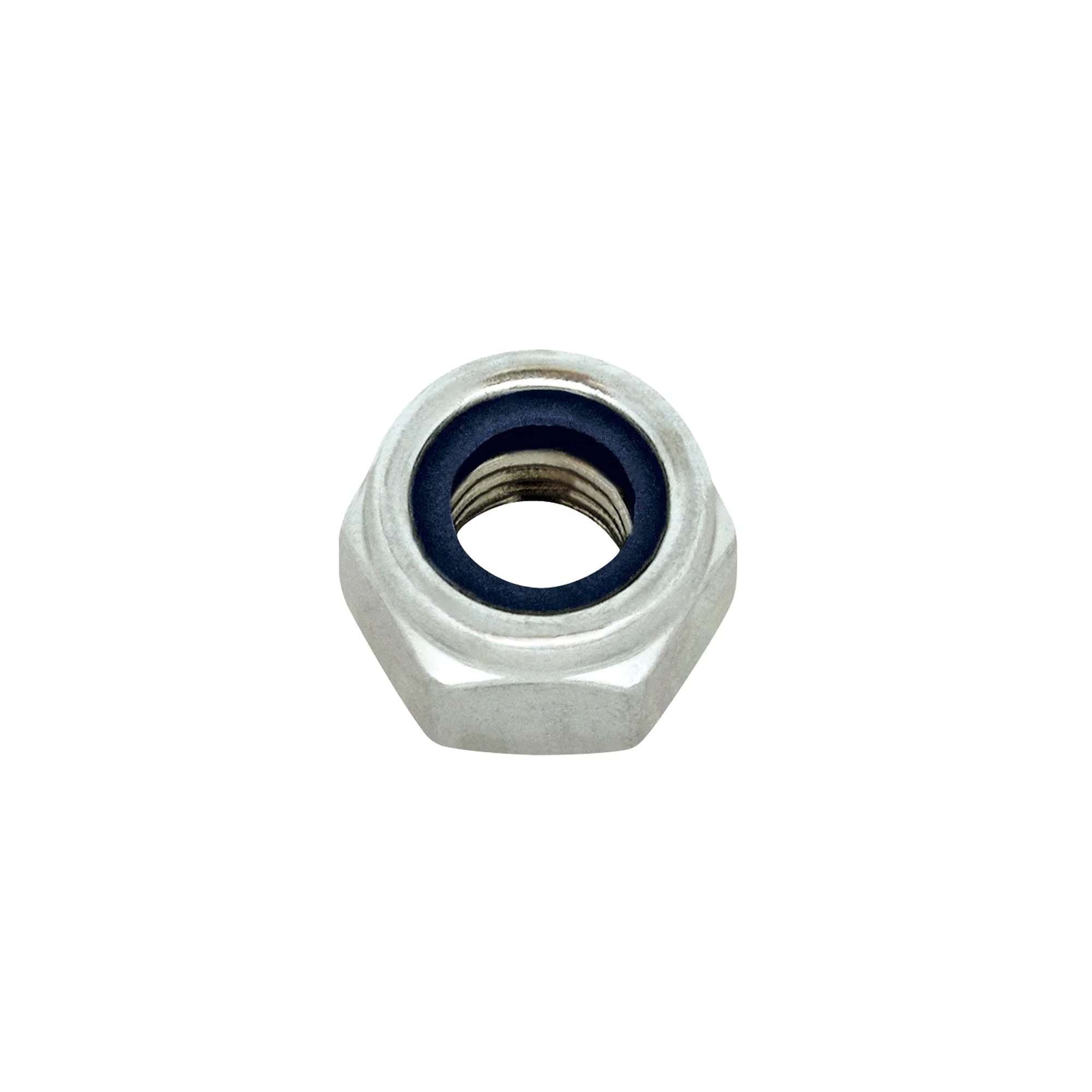 Dado esagonale autobloccante anello nylon DIN 982 10pz/bl conf.30pz - Friulsider