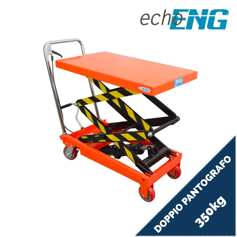 Carrello a doppio pantografo piattaforma sollevatore 350kg - ENG PRO MA SL CP35