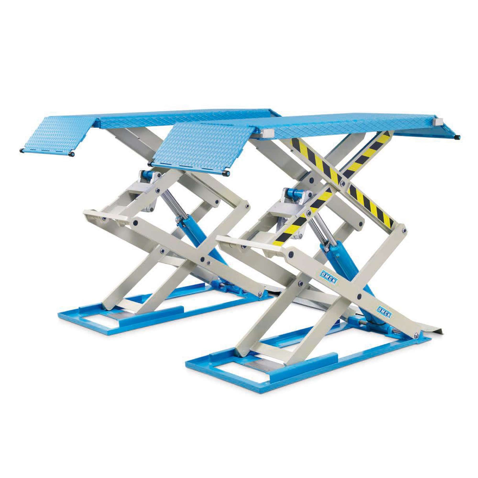 Ponte sollevatore elettroidraulico a doppia forbice portata 3500 kg OMCN