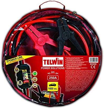 Coppia di cavi per avviamento 3 metri 250A TESTER & PROTEC - Telwin - 802698