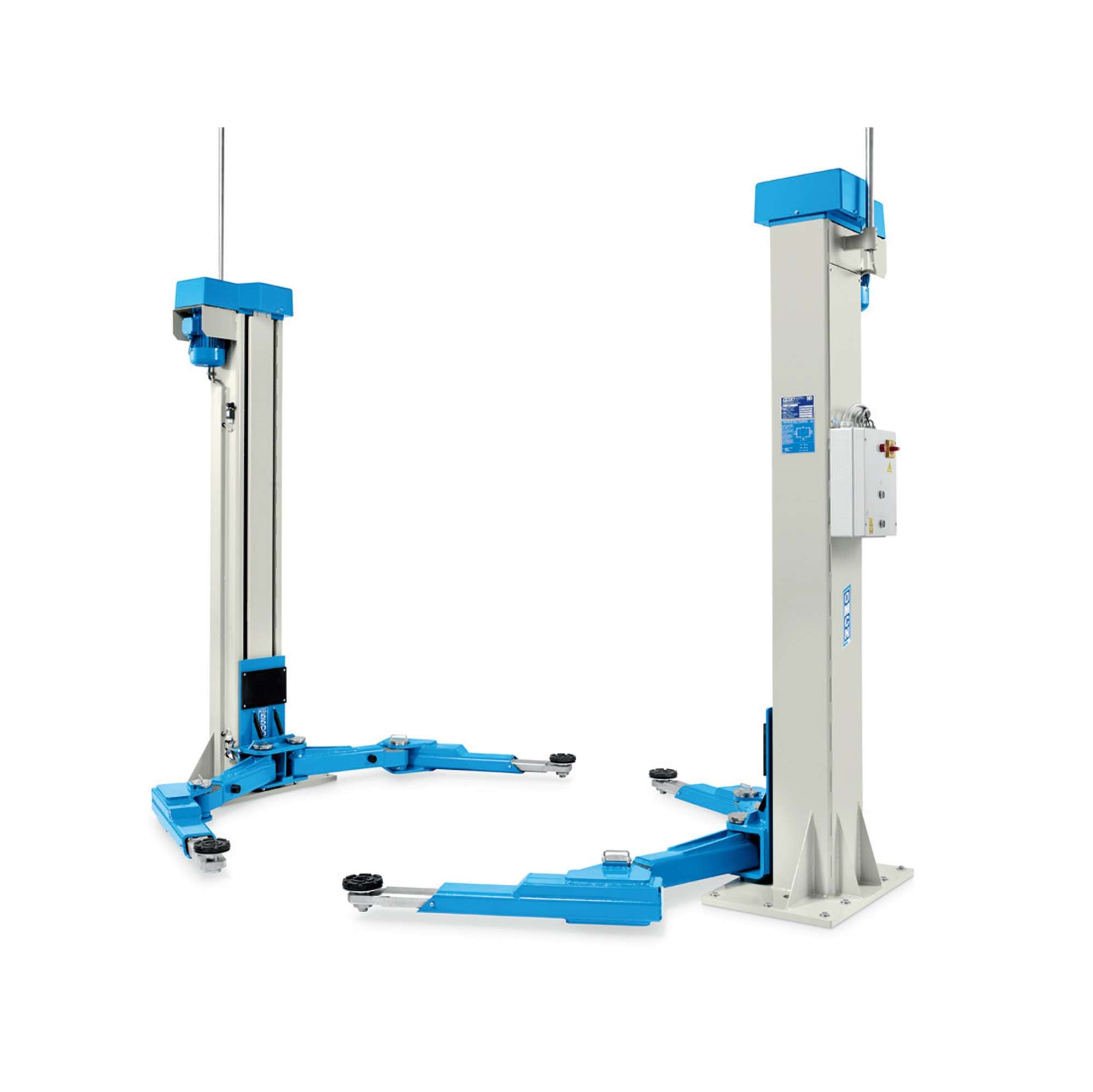 Ponte sollevatore elettromeccanico portata 6000kg, bracci a 8 snodi OMCN 199/RY