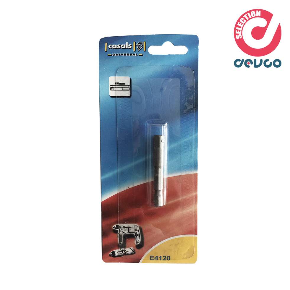 Porta bussole 1/4 maschio attacco esagonale mandrino 60 mm Casals - E4120