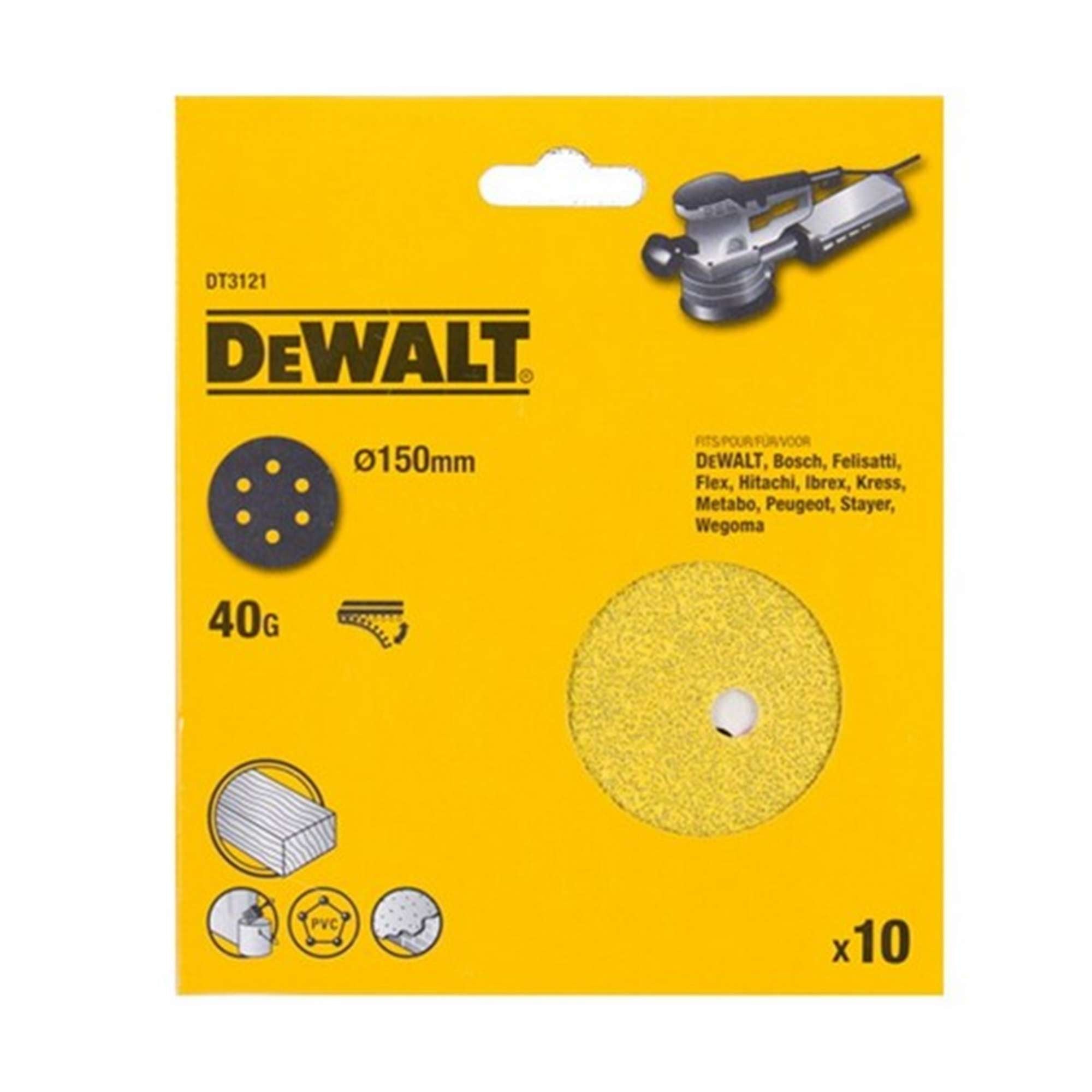 Disco abrasivo DEWALT 150 GR.60 DT3122-QZ