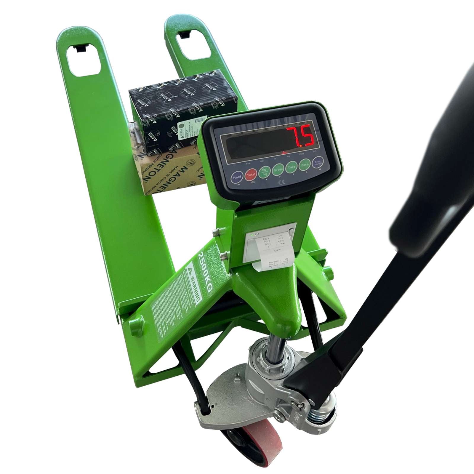 Transpallet pesatore con bilancia e stampante 2500 Kg ENG PRO MA SL TRPSN