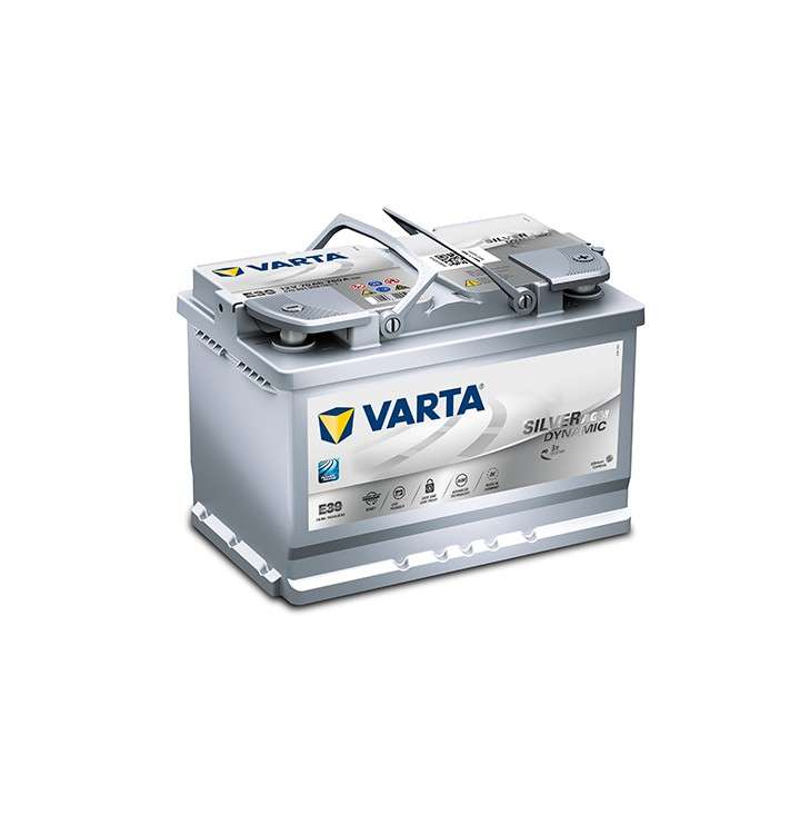 Batteria Auto Start-Stop 12V 70Ah 760A, - Varta E39 Silver Dynamic AGM 570901076