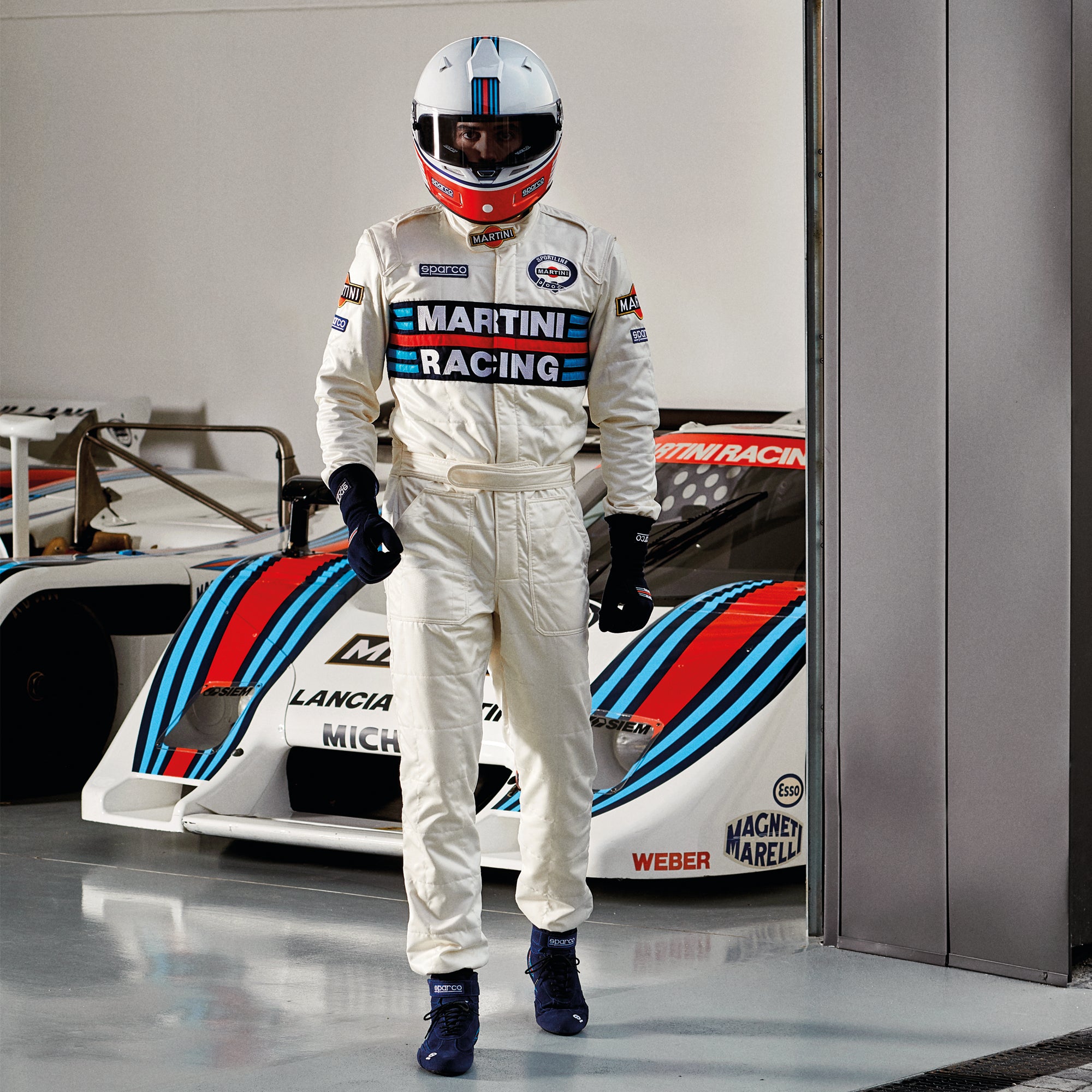 Sparco Tuta Competition R567 Martini-R bianco