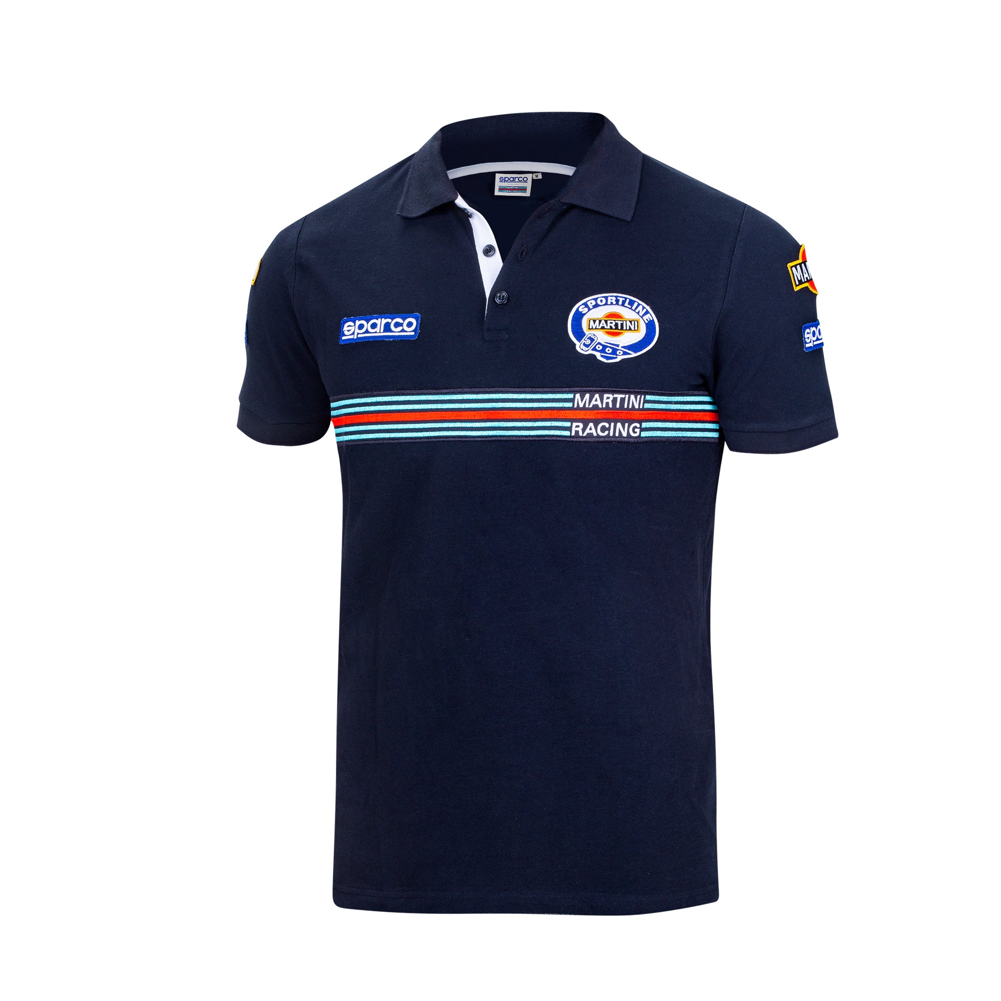 Sparco Polo Replica Martini-R blu-abbigliamento Sparco Teamwork