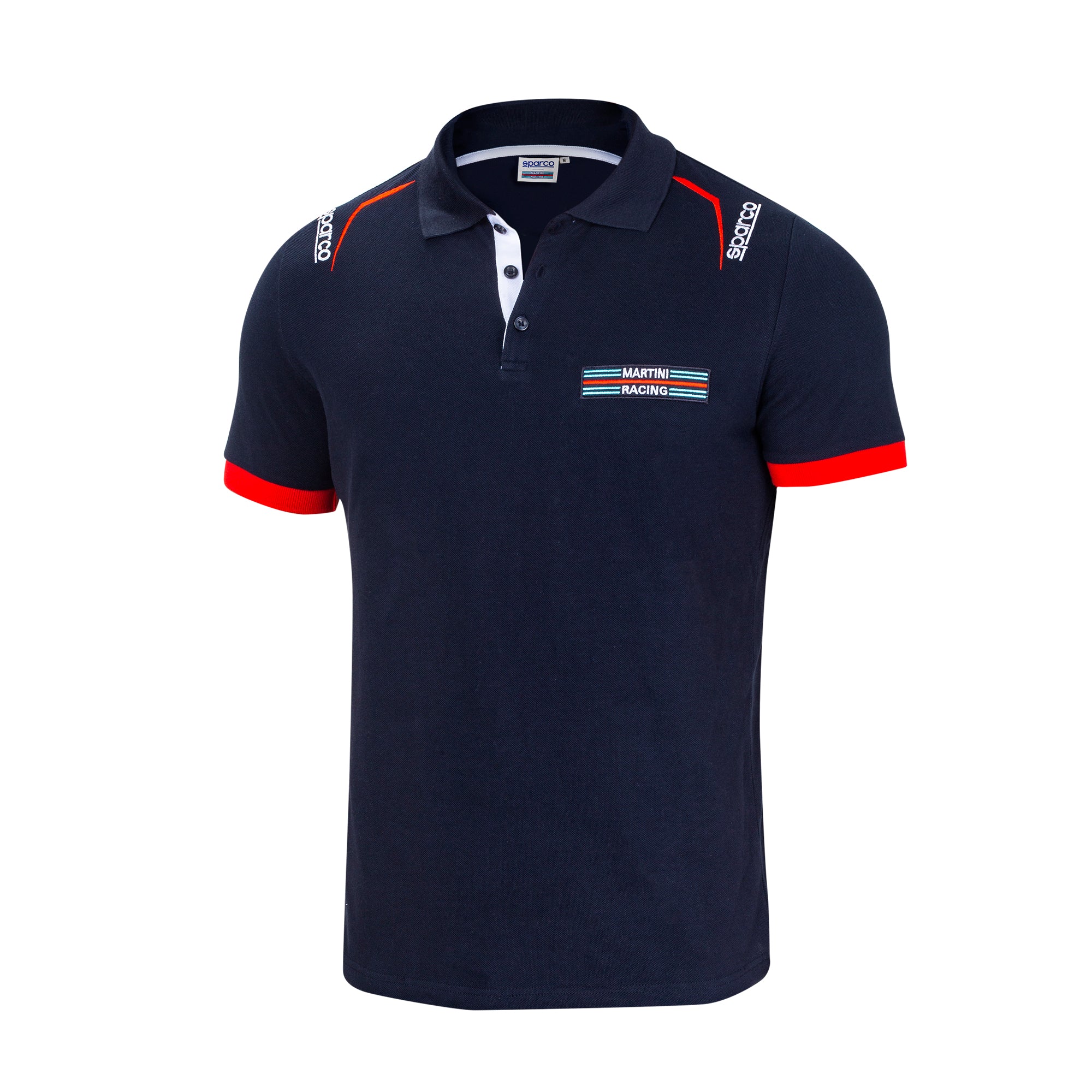 Sparco Polo Martini-R blu navy-abbigliamento Sparco Teamwork