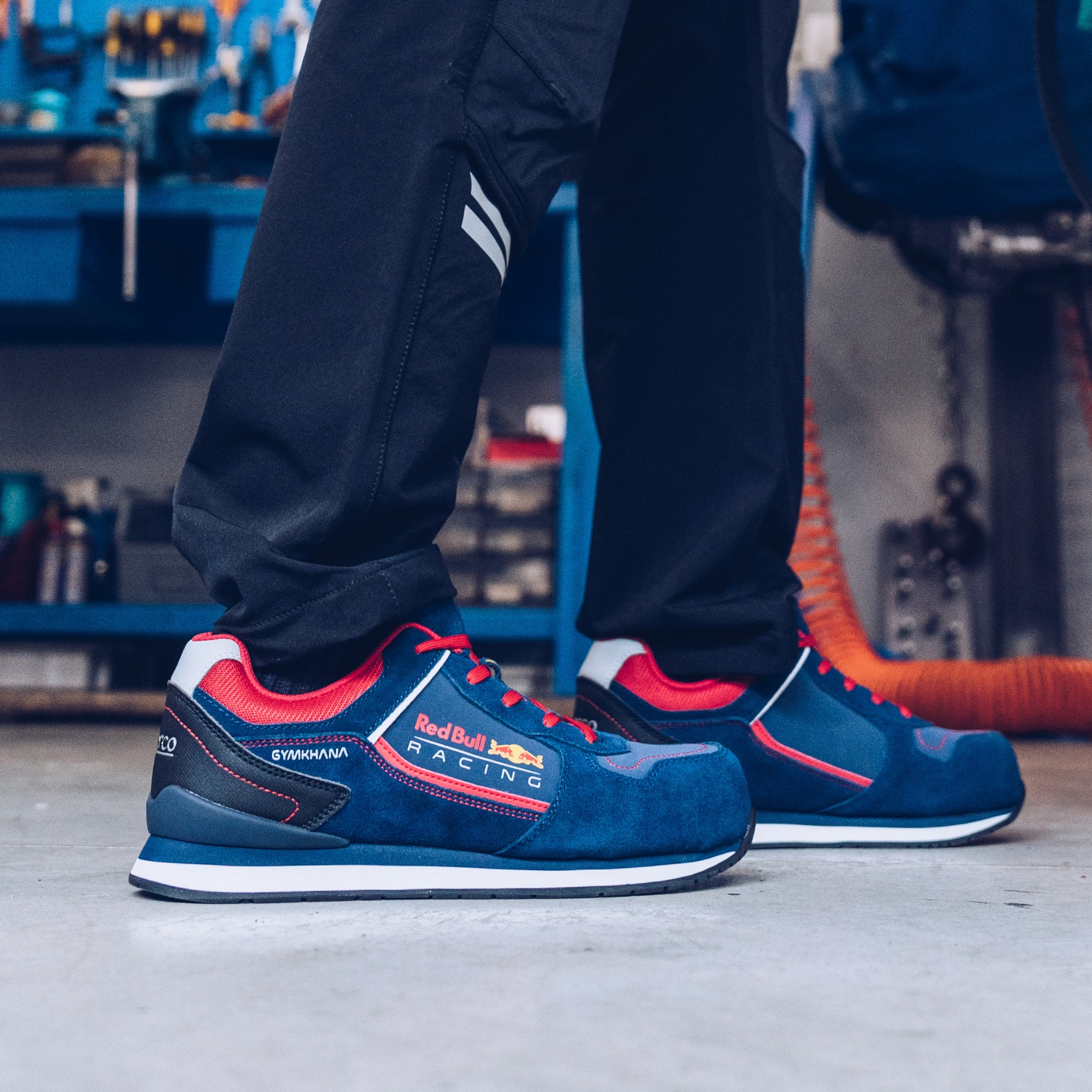 Sparco Scarpa Gymkhana S3 ESD Red Bull blu/rosso-scarpe antinfortunistiche