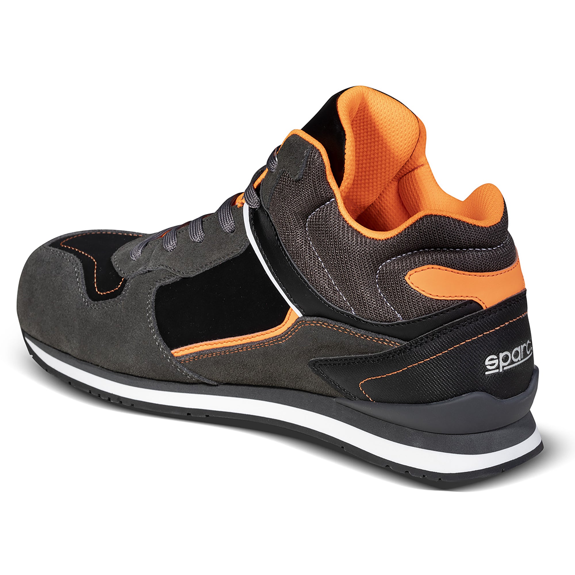 Sparco Scarpa Gymkhana-H S3 ESD Acropolis Ac ESD S3 grigio scuro/arancio fluo-scarpe antinfortunistiche da lavoro