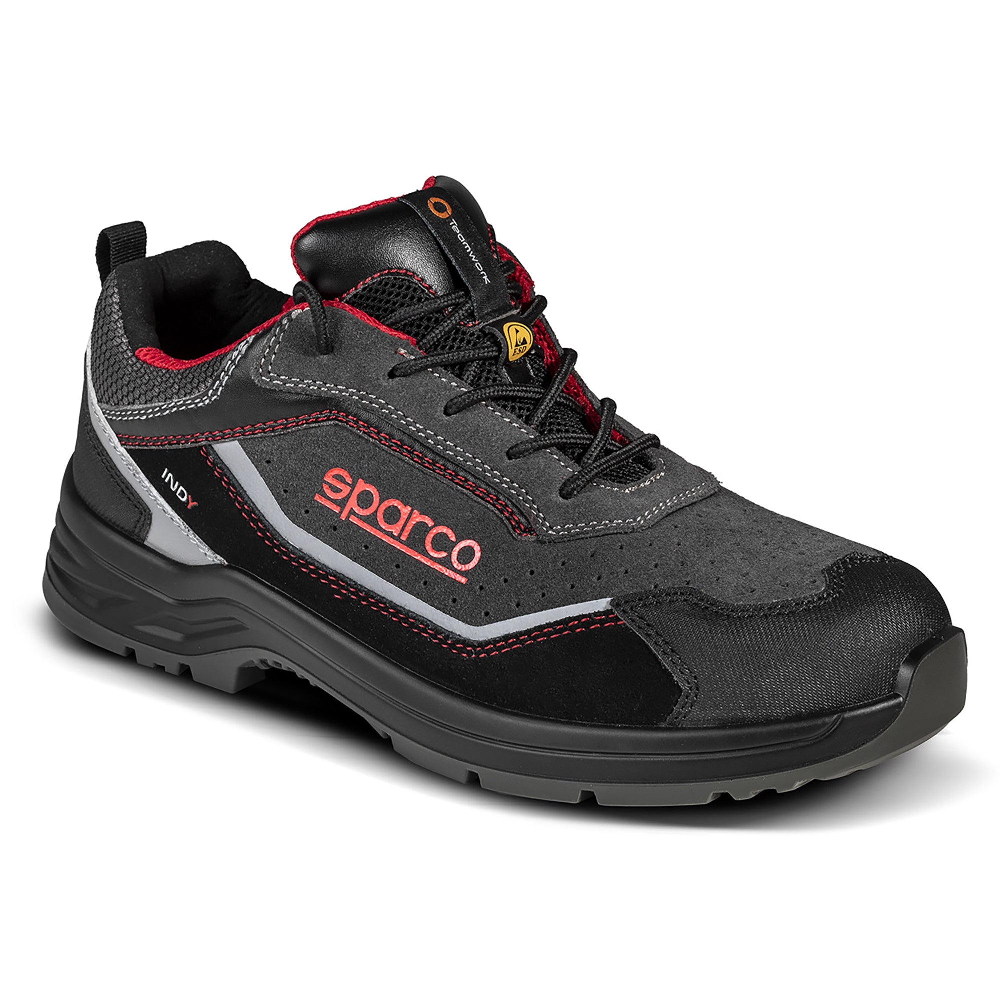 Sparco Scarpa Indy Detroit S1P ESD nero/grigio-scarpe antinfortunistiche
