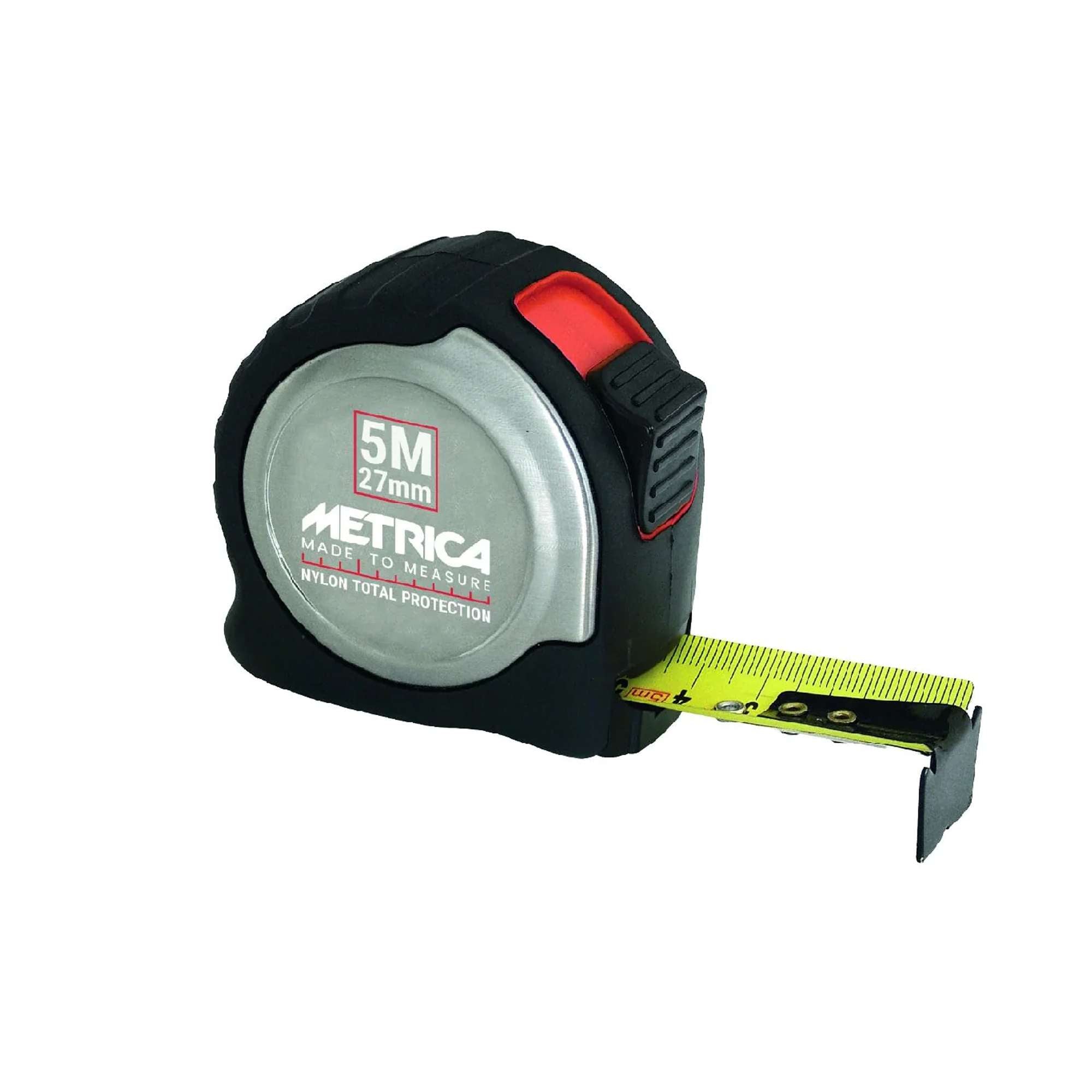 Flessometro 5M x 27mm protect con clip - 08765 Metrica