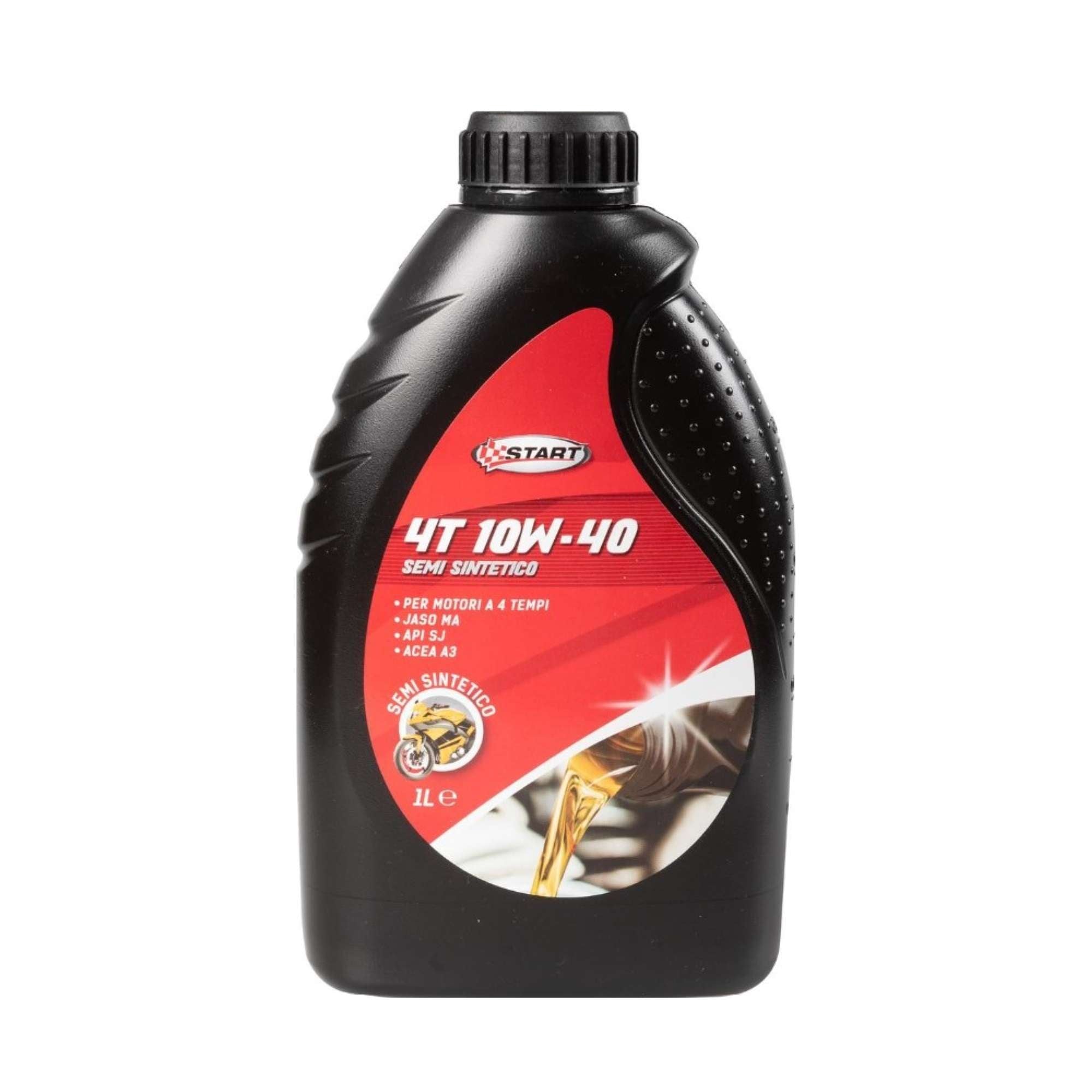 Olio lubrificante semi sintetico 4 tempi 10W-40 conf.1L - Start 3882