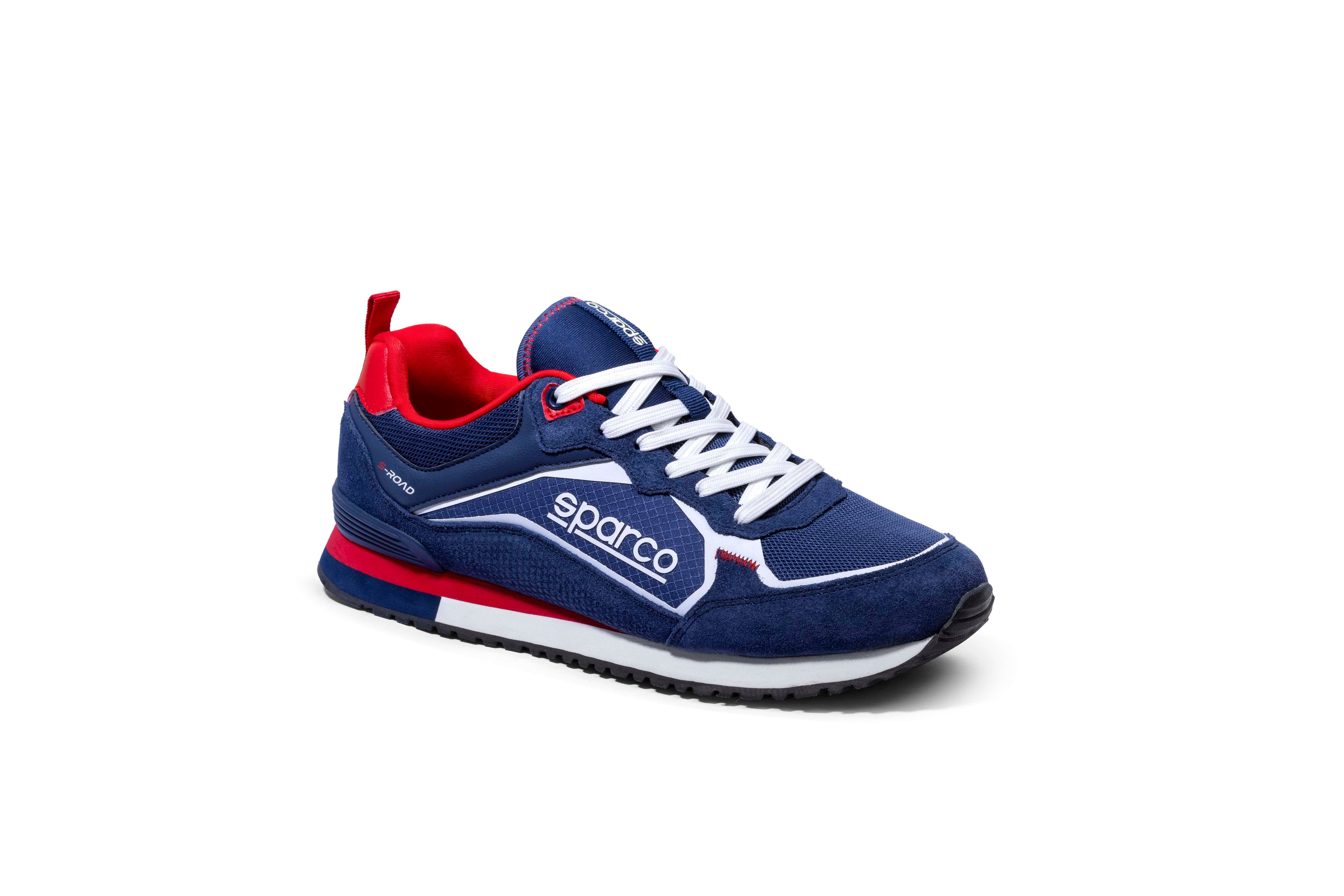 Sparco Scarpe S-Road blu/rosso -sneakers
