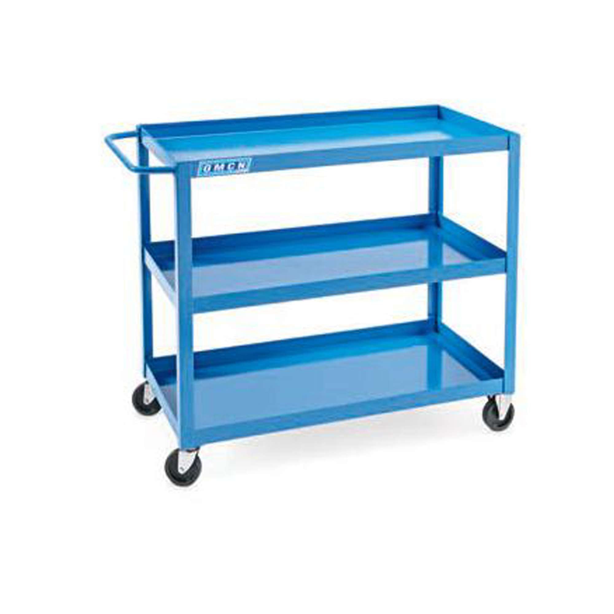 Carrello porta attrezzi con 3 ripiani, portata 150 kg monoblocco - OMCN 109/B