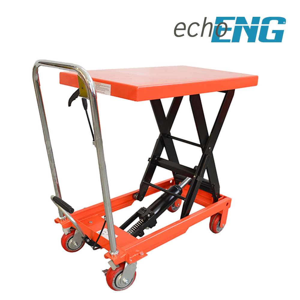Carrello a pantografo piattaforma sollevatore 300kg con ruote ENG PRO MA SL CP30